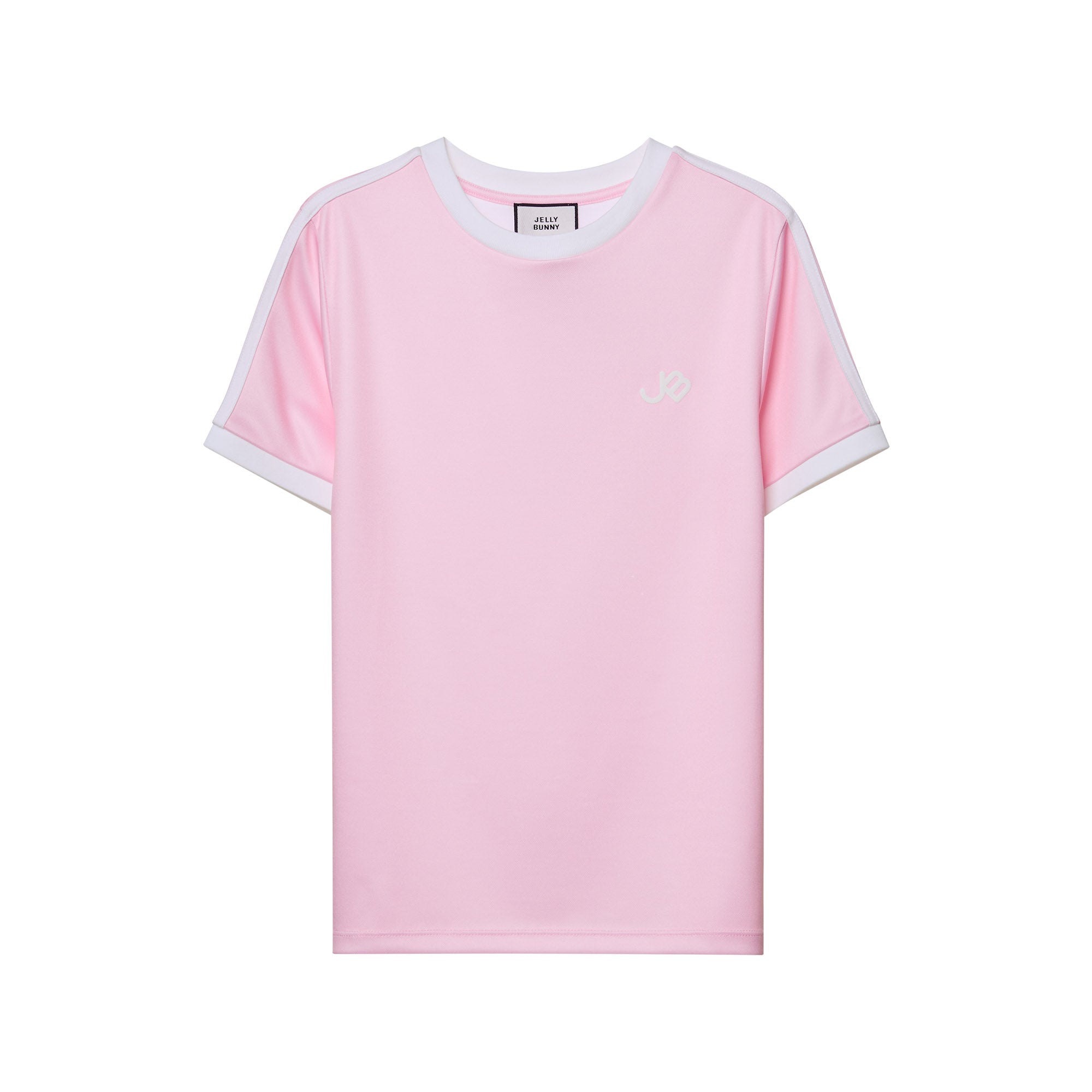 เสื้อยืดแขนสั้นปักลายโลโก้ Pink