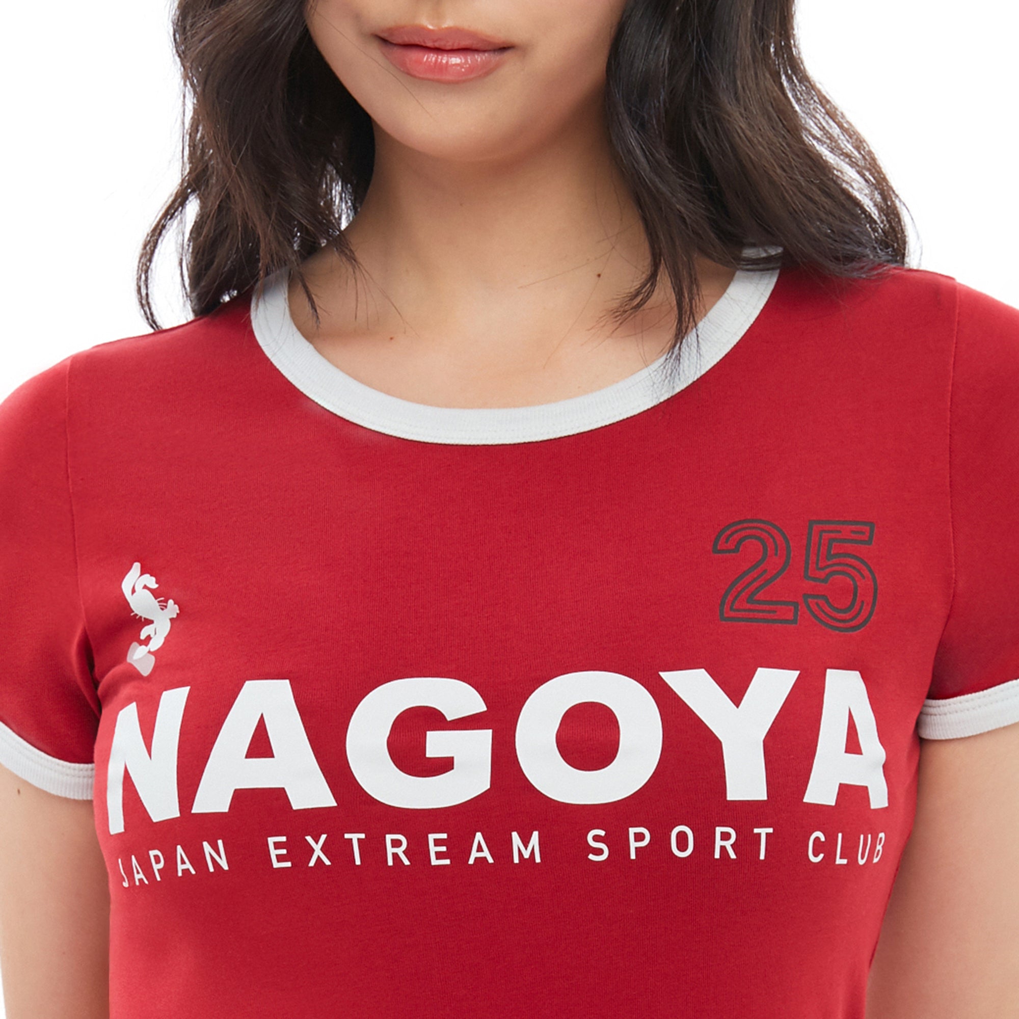 เสื้อยืดแขนสั้นพิมพ์ลาย Red