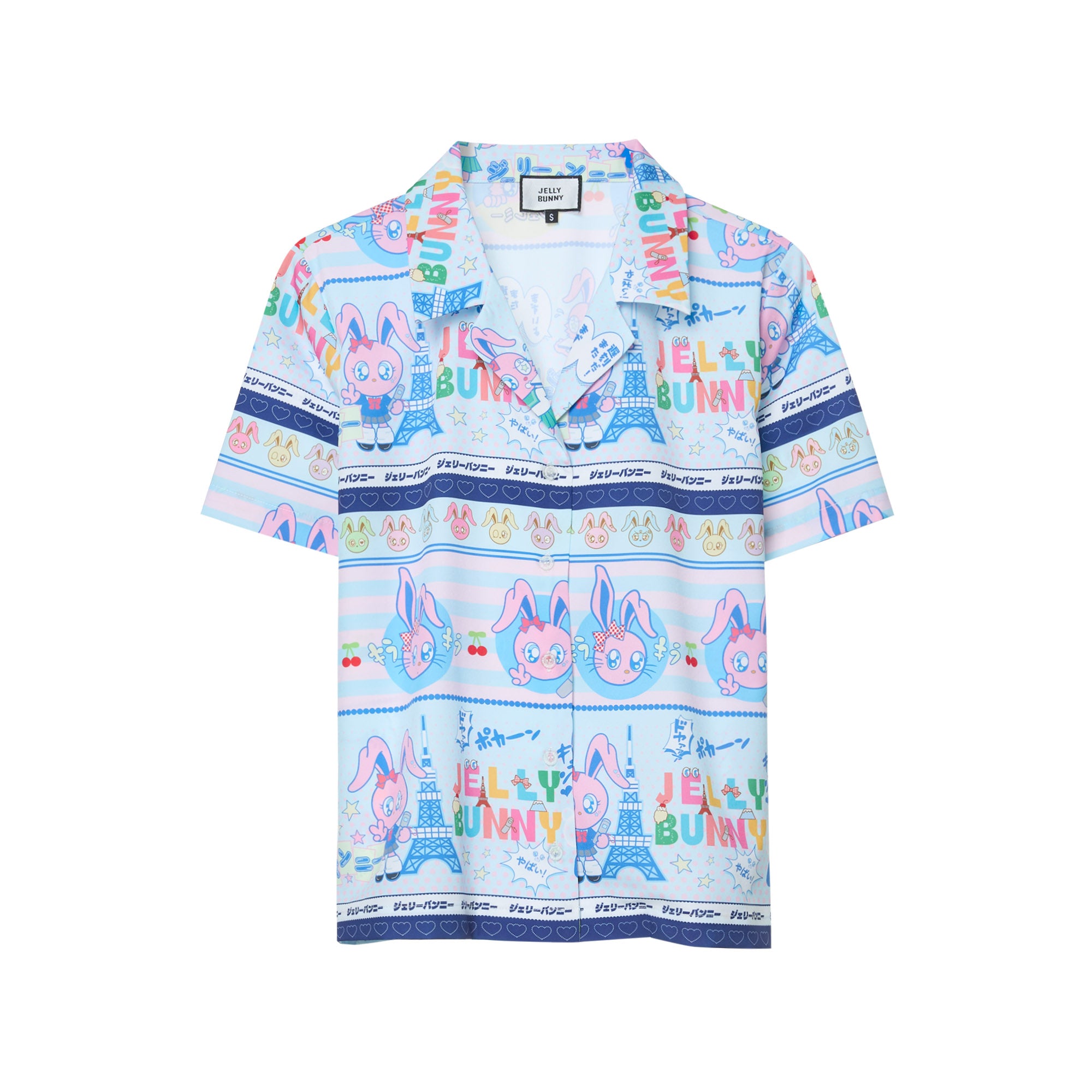 เสื้อเชิ้ตแขนสั้นพิมพ์ลายกระต่าย Jerme Multi Color