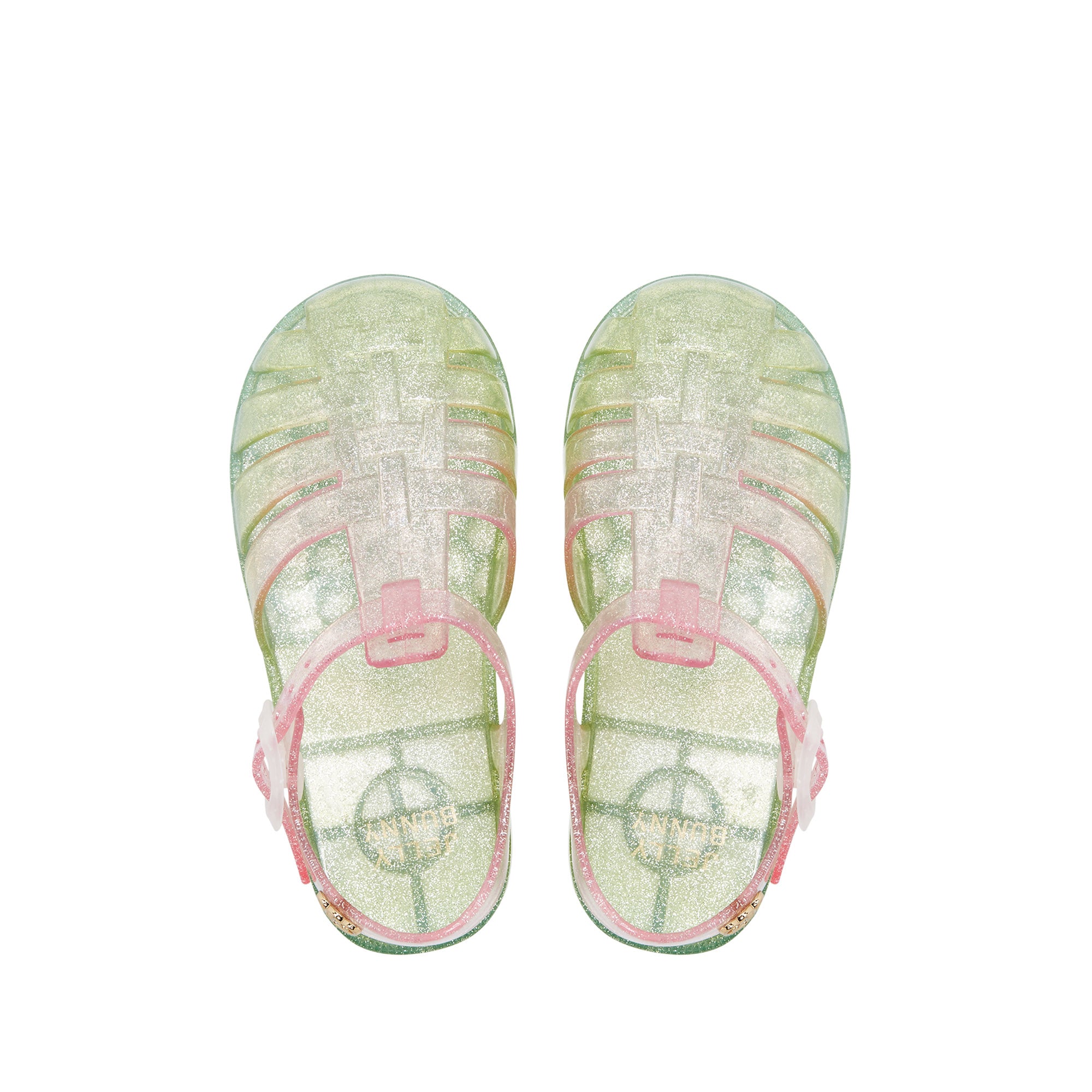 Mini Nasia Plain Flat Sandals For Girls Multi Color