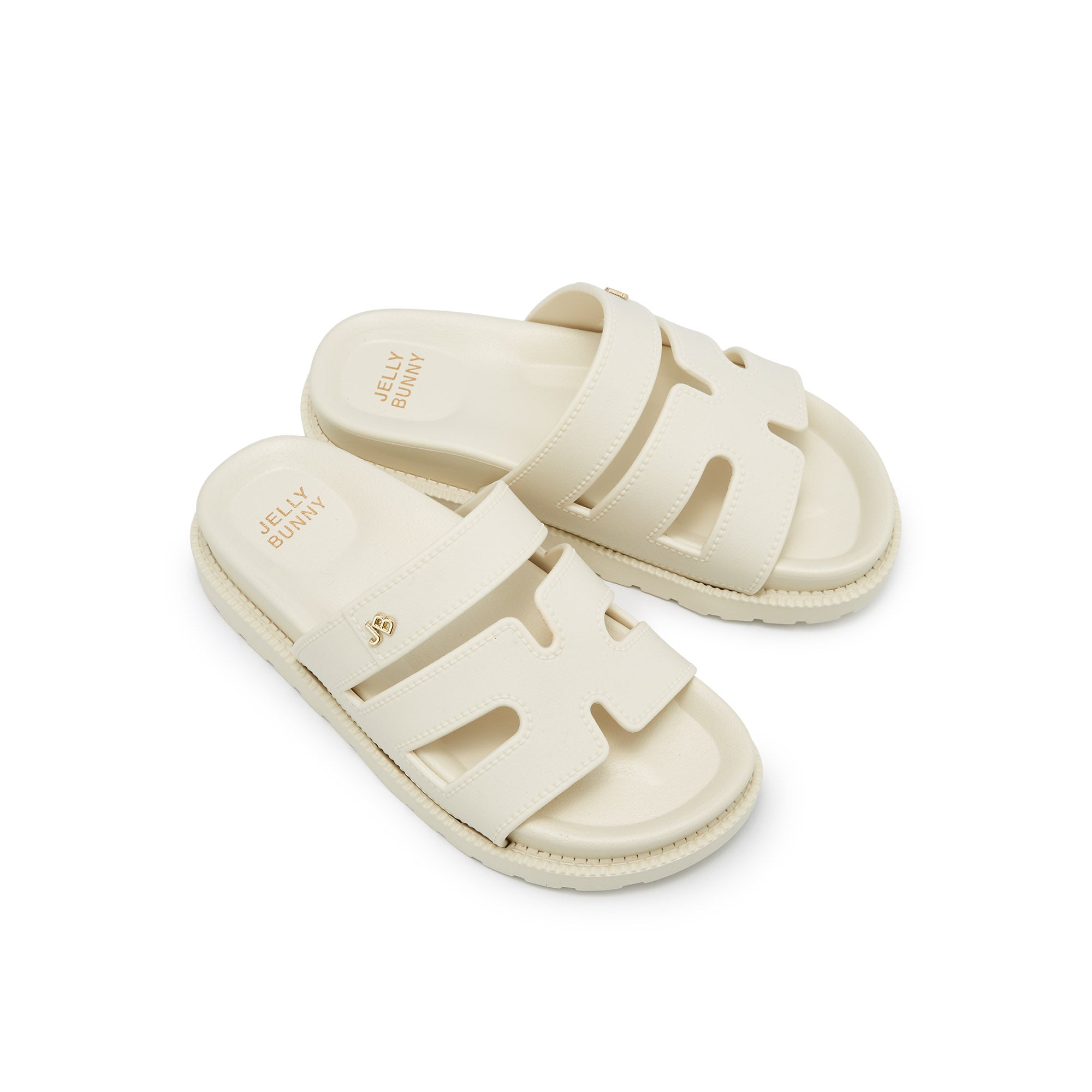 Mini Sena Plain Sandals Ivory