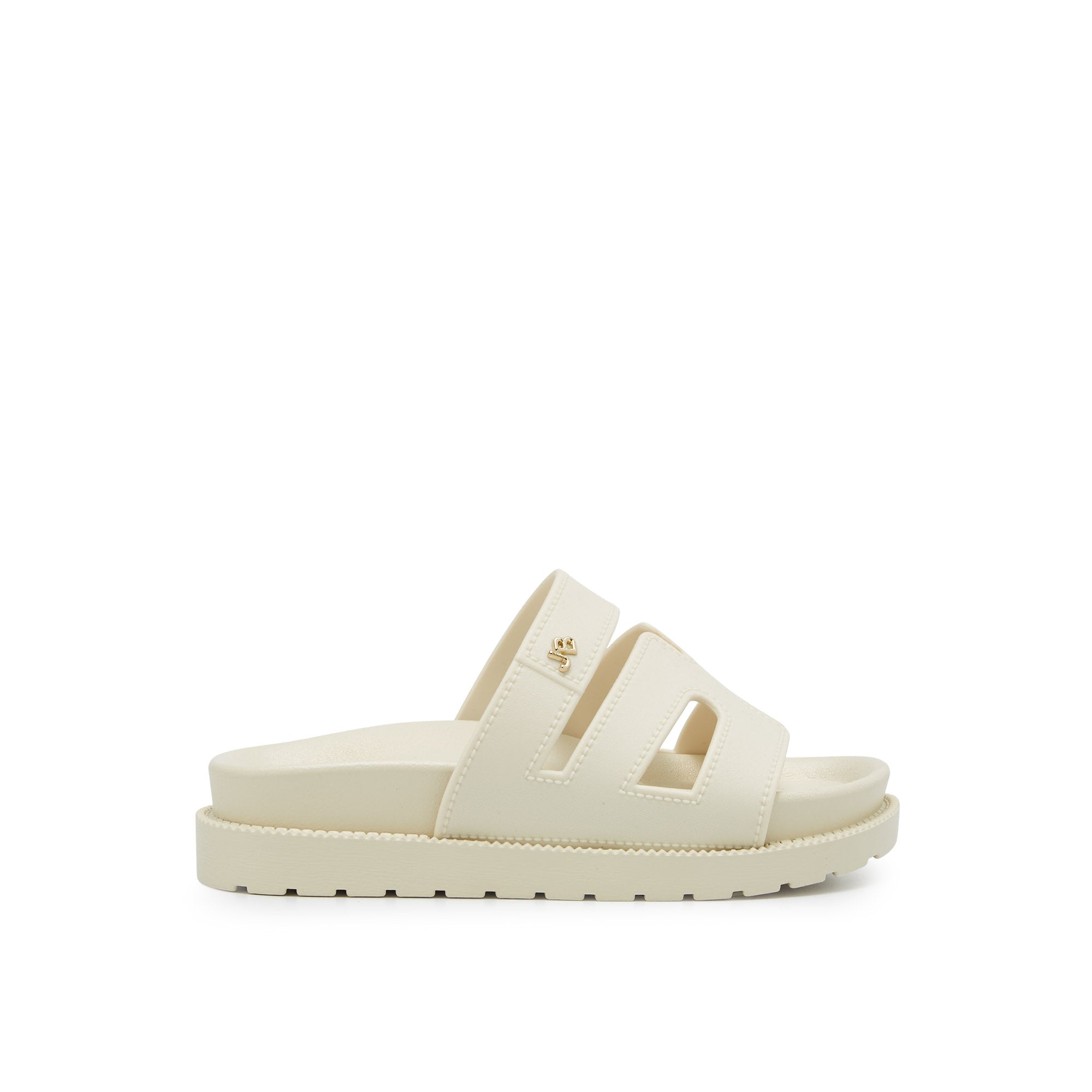 Mini Sena Plain Sandals Ivory
