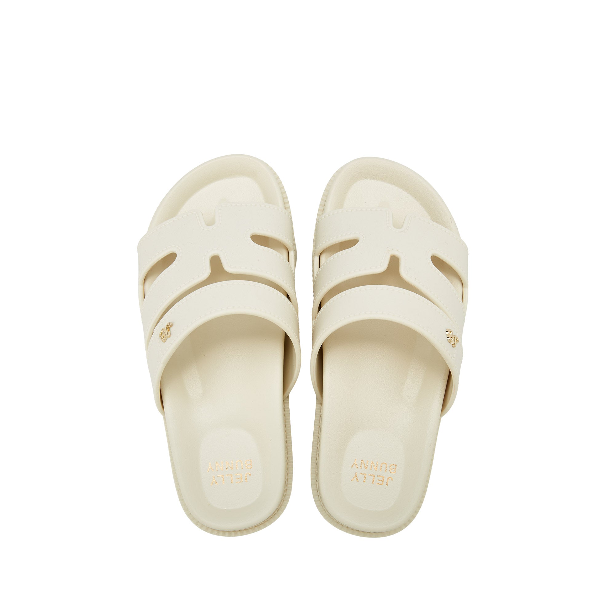 Mini Sena Plain Sandals Ivory