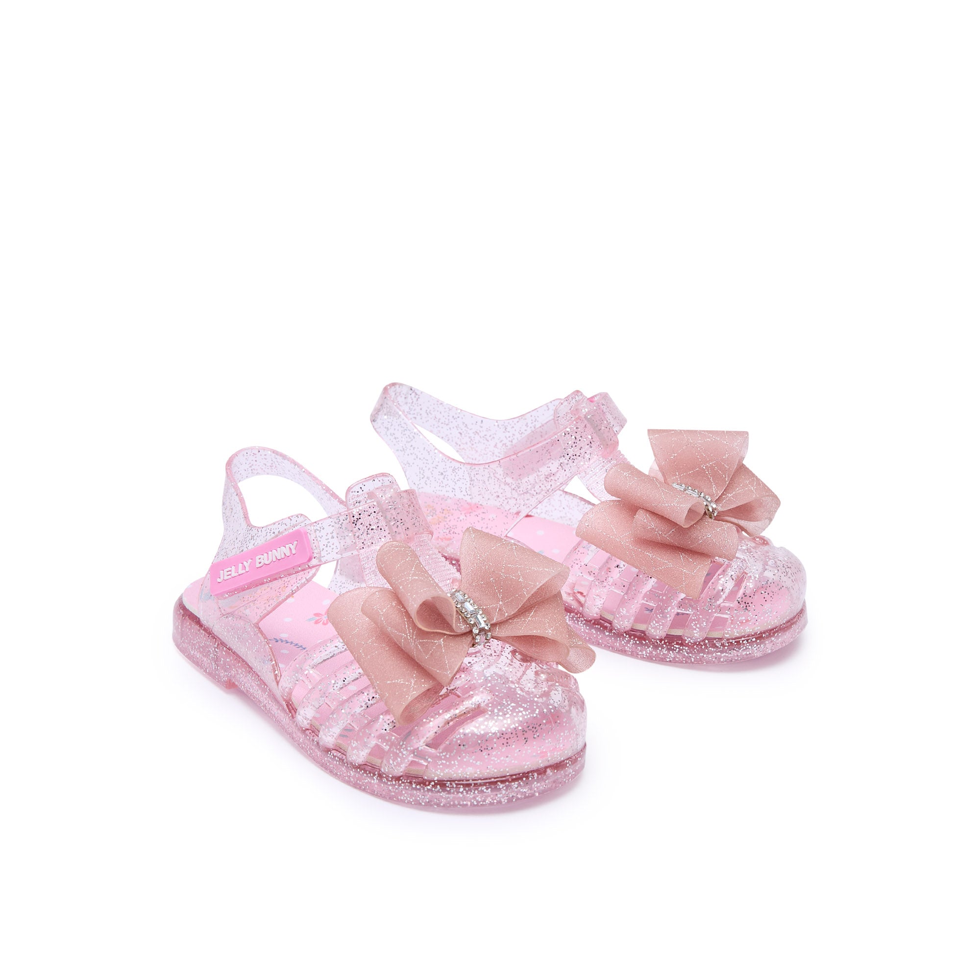 Starfish Bow Mini Sandals For Girls Pink