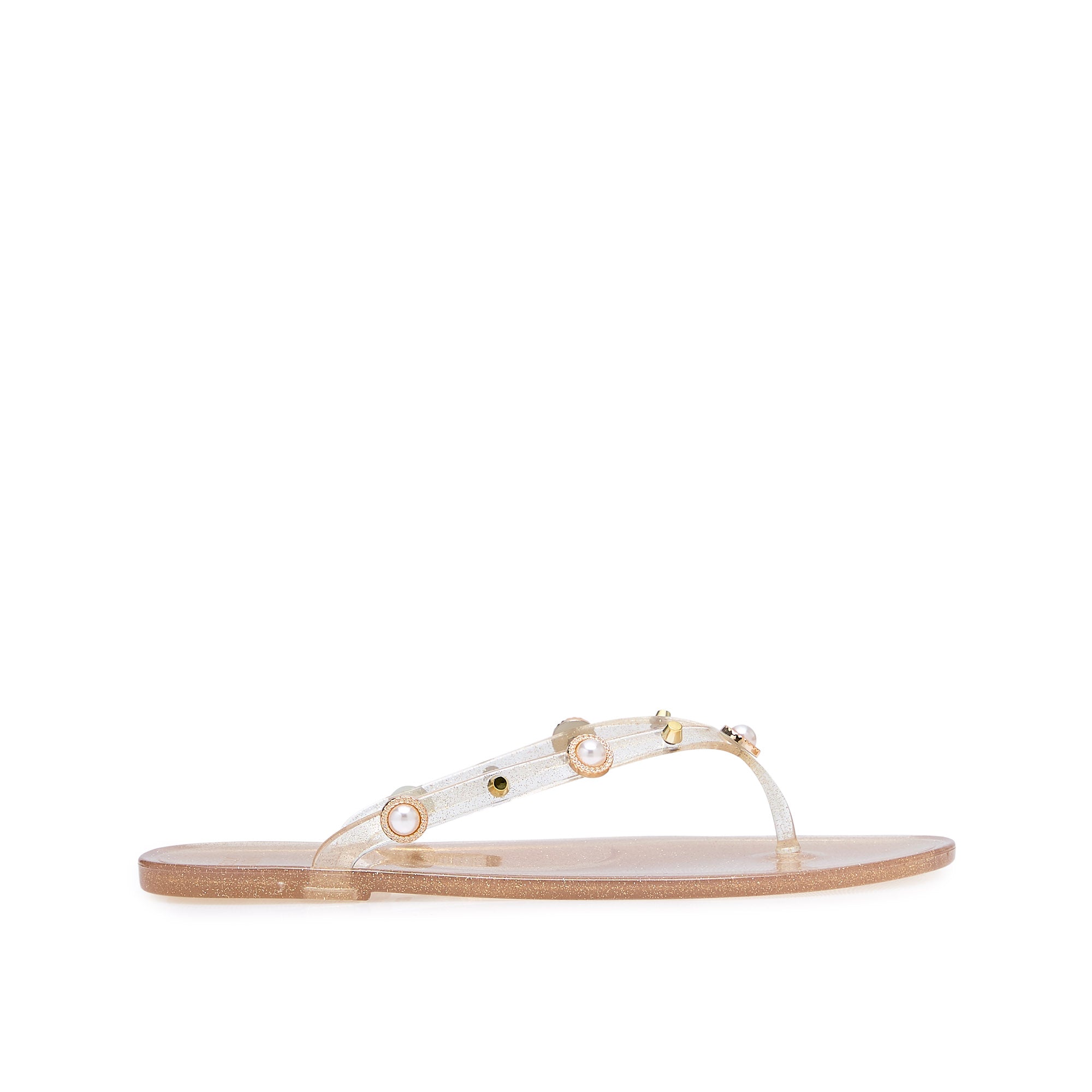 Elena Pearl Flip Flops Pink