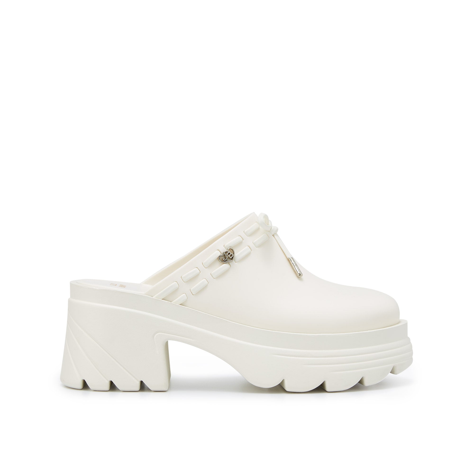 รองเท้าเปิดส้นเท้า Tete Scarlete White