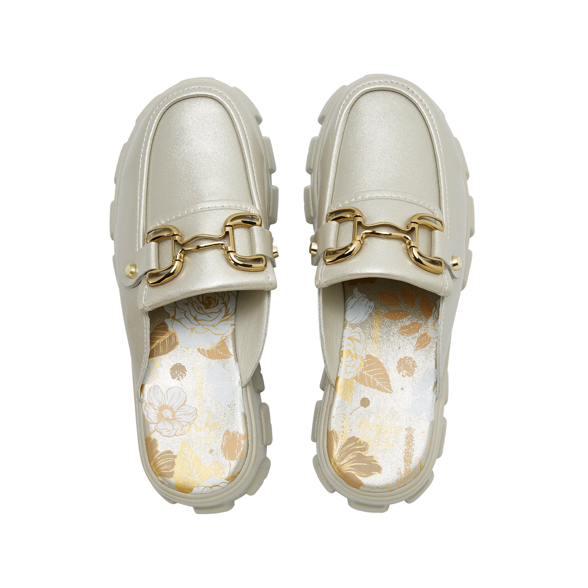 Maggie Dexter Slip-On Sandals Rose Gold