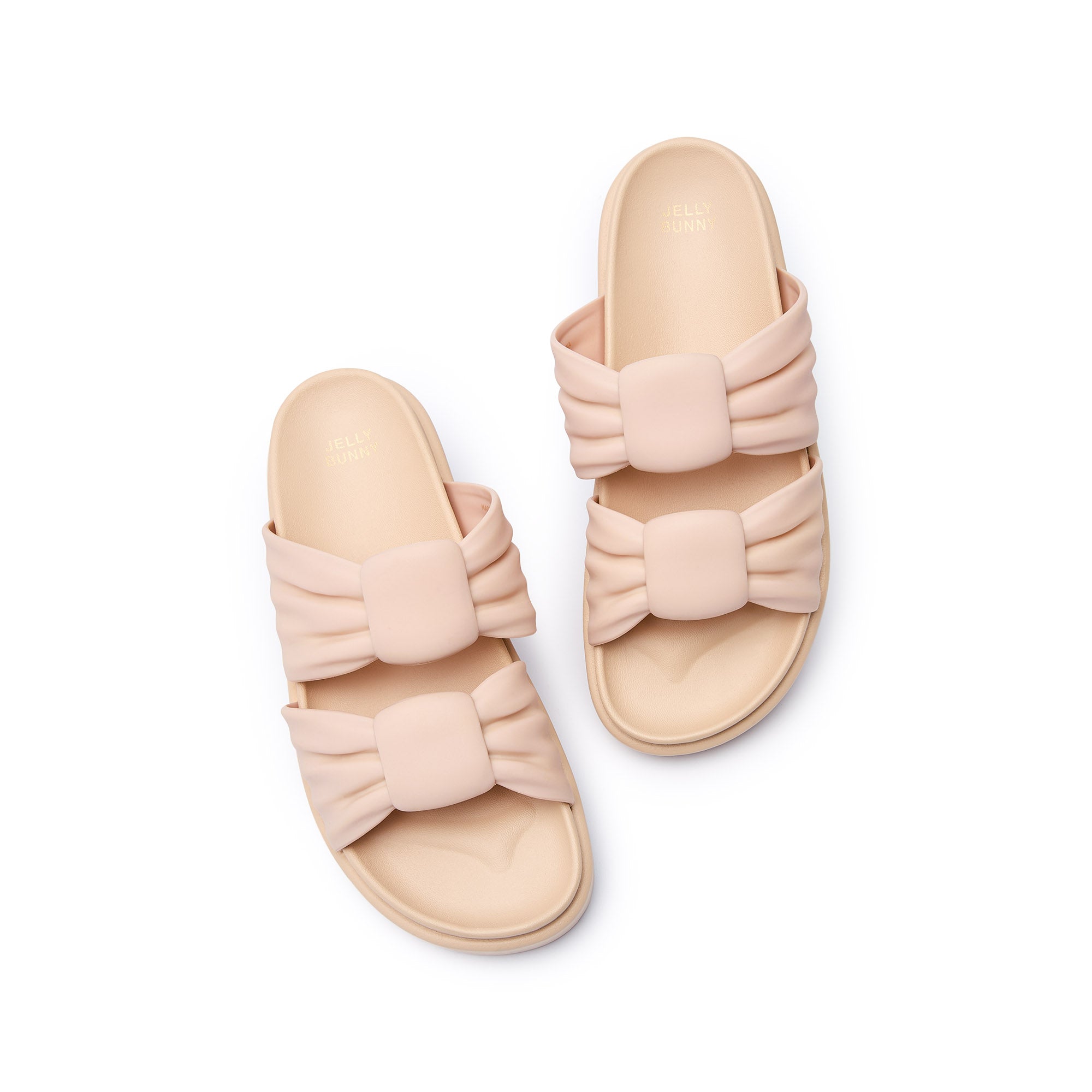 Nisa Bow Sandals Beige