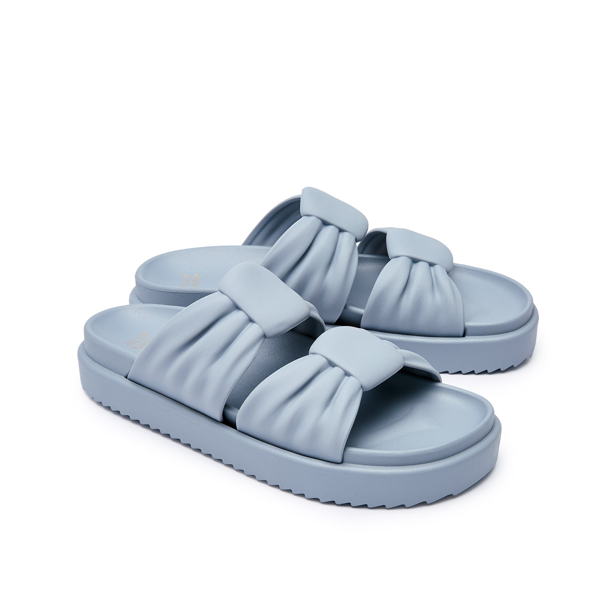 Nisa Bow Sandals Blue