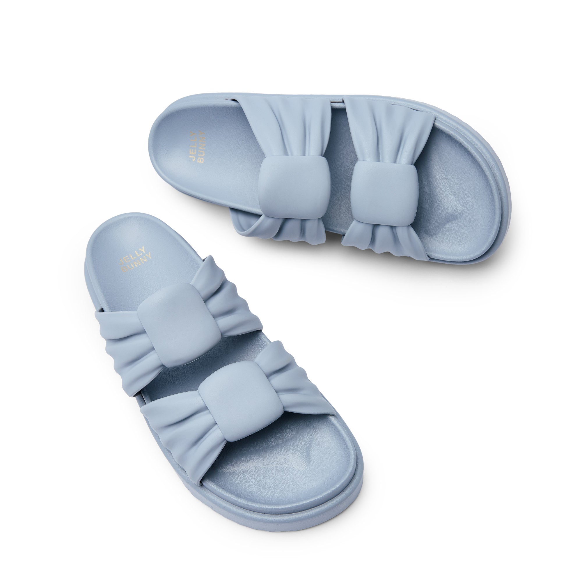 Nisa Bow Sandals Blue