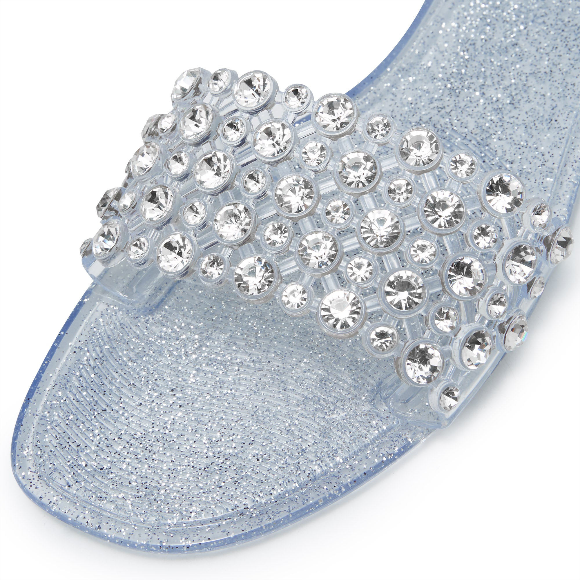 Naama Flat Sandals Silver
