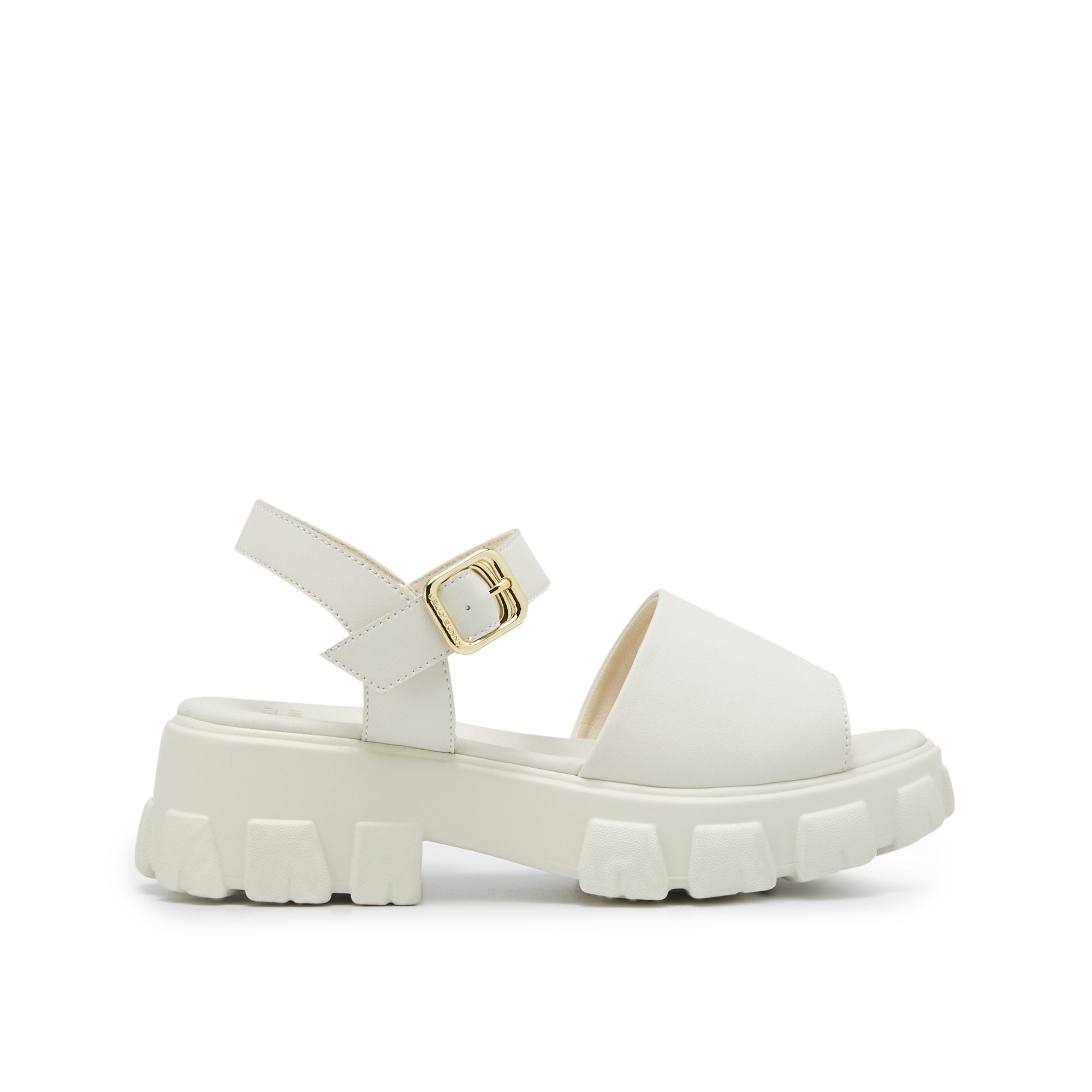 Aviva Platform Sandals Ivory