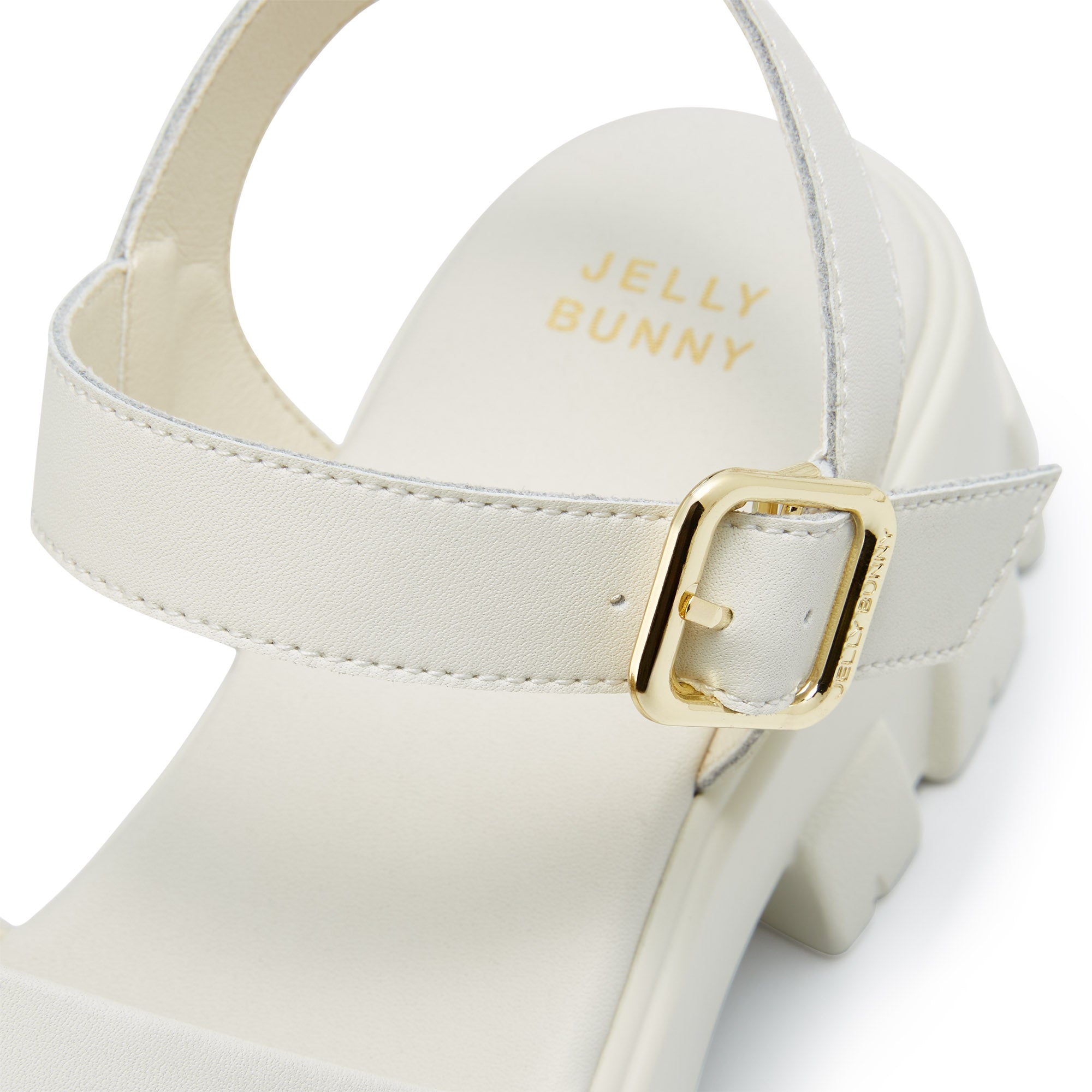 Aviva Platform Sandals Ivory