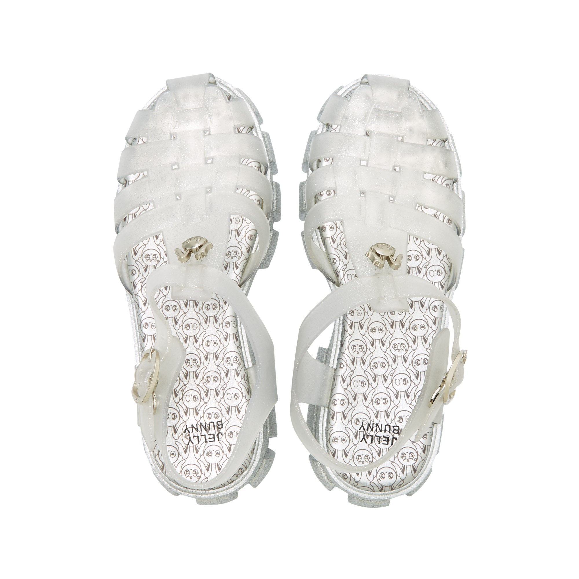 Teena Anna Platform Sandals Silver