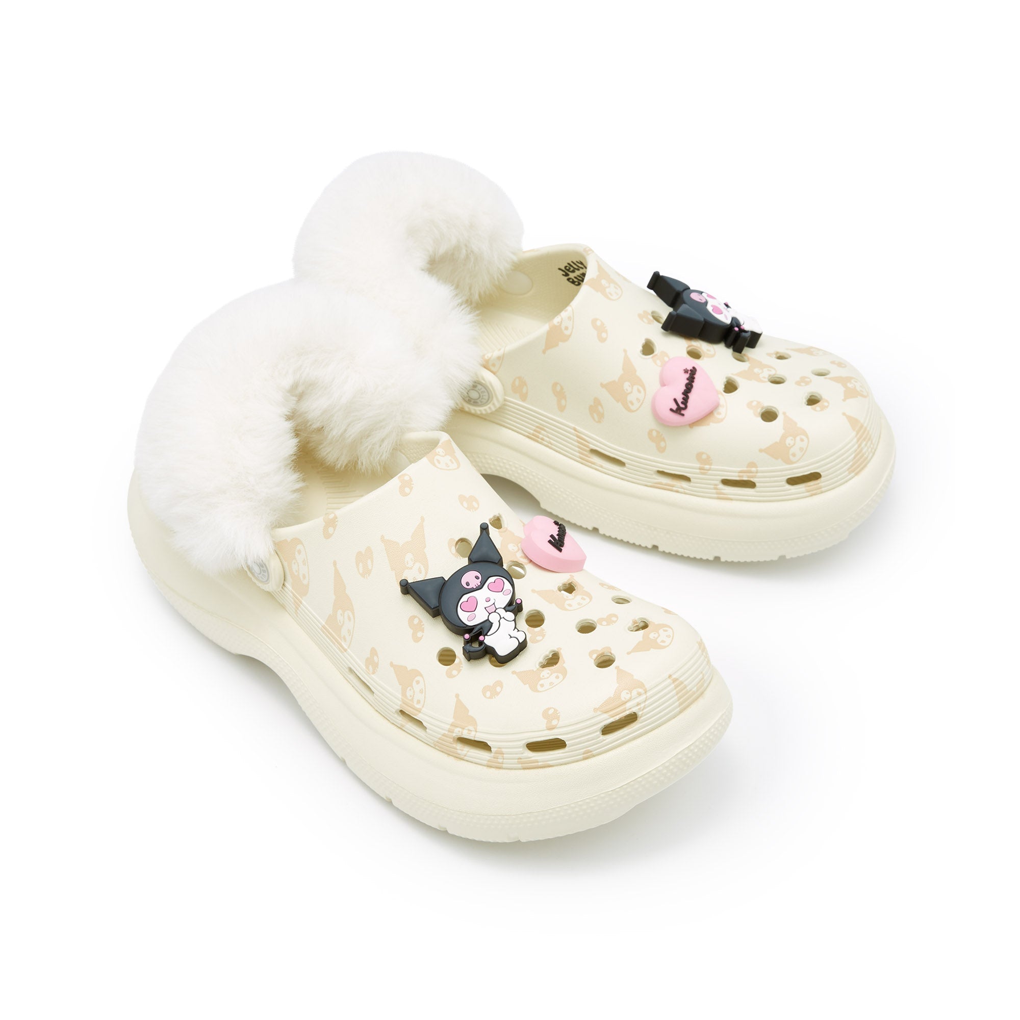 Craze Kanako Platform Flats Ivory