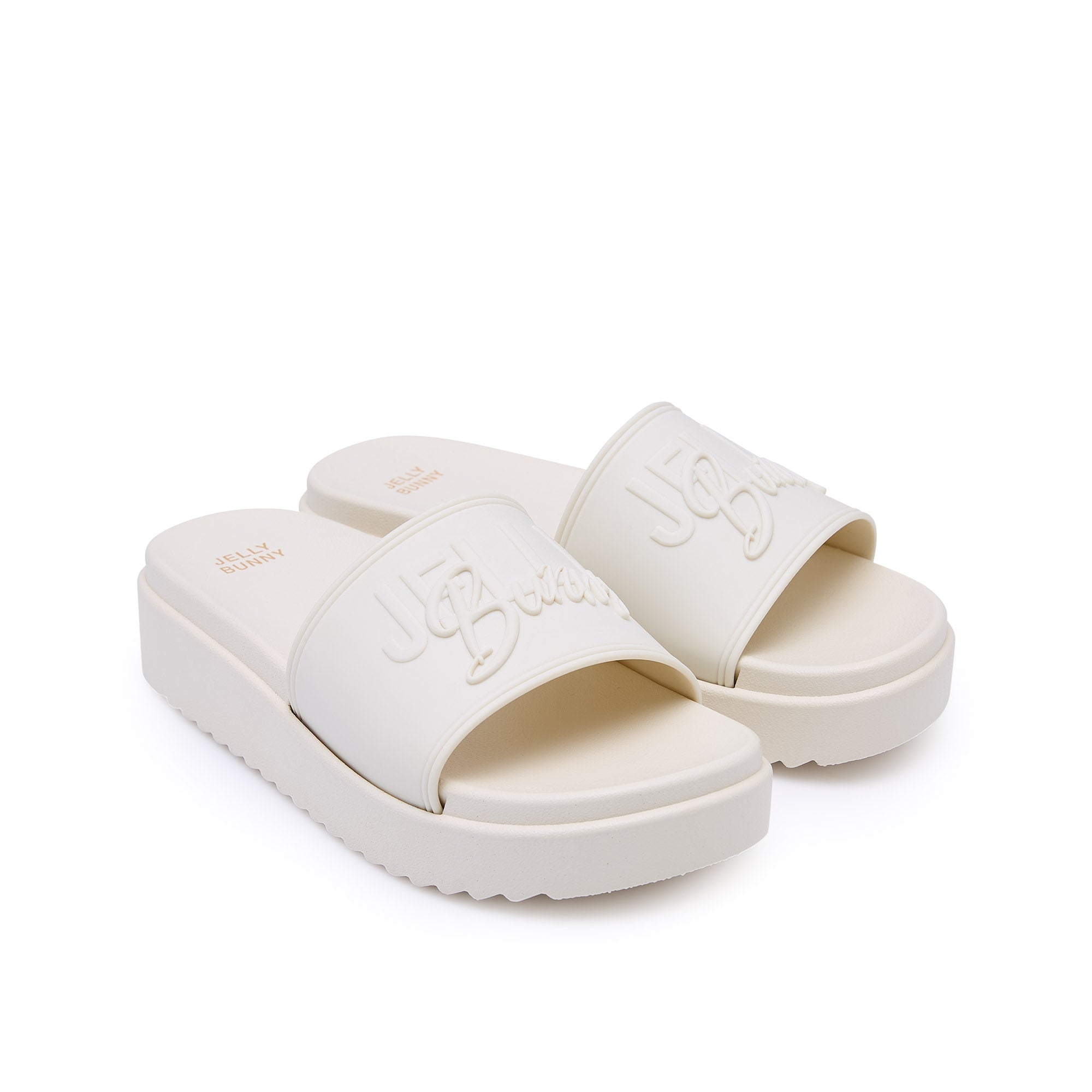 Asya Platform Sandals Ivory