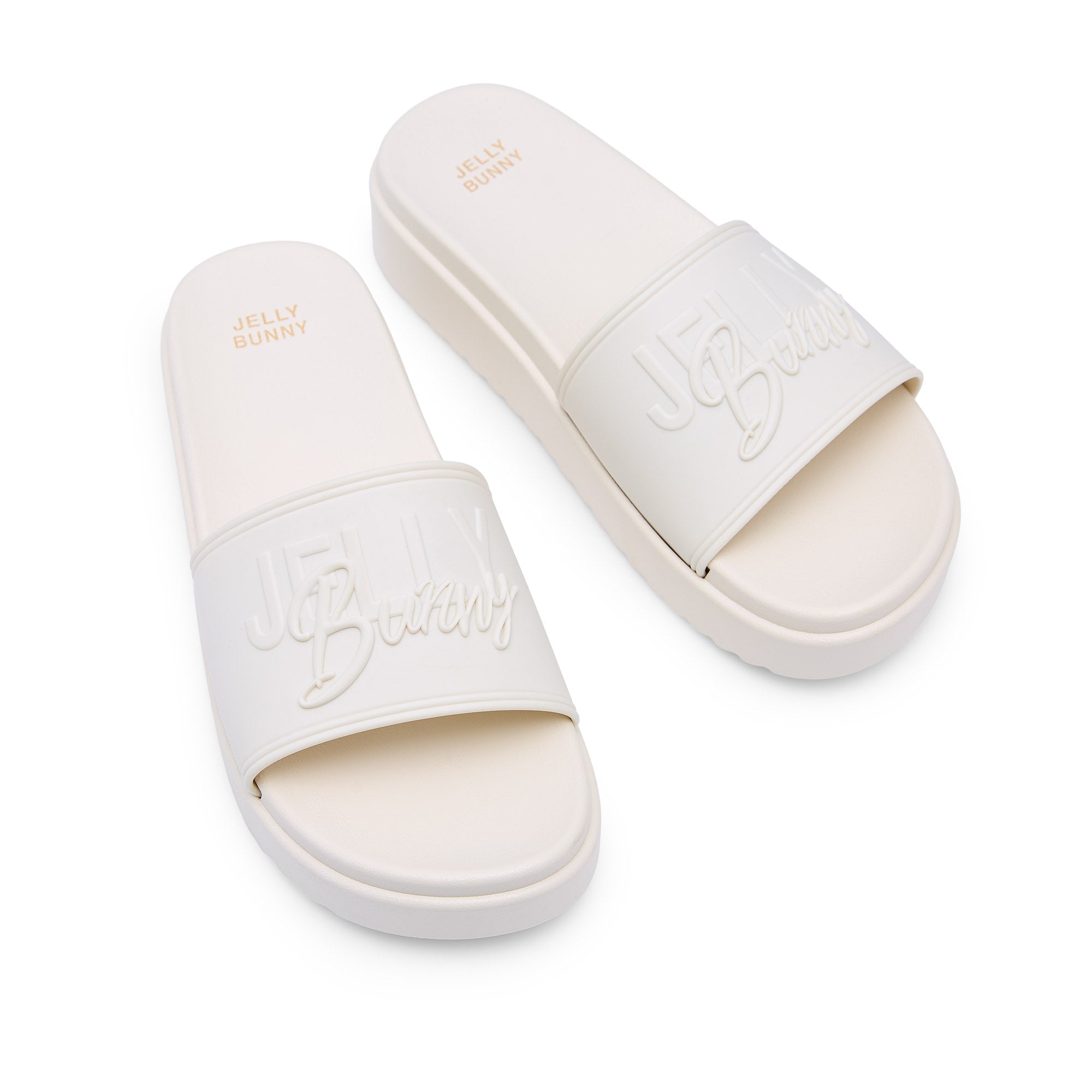 Asya Platform Sandals Ivory