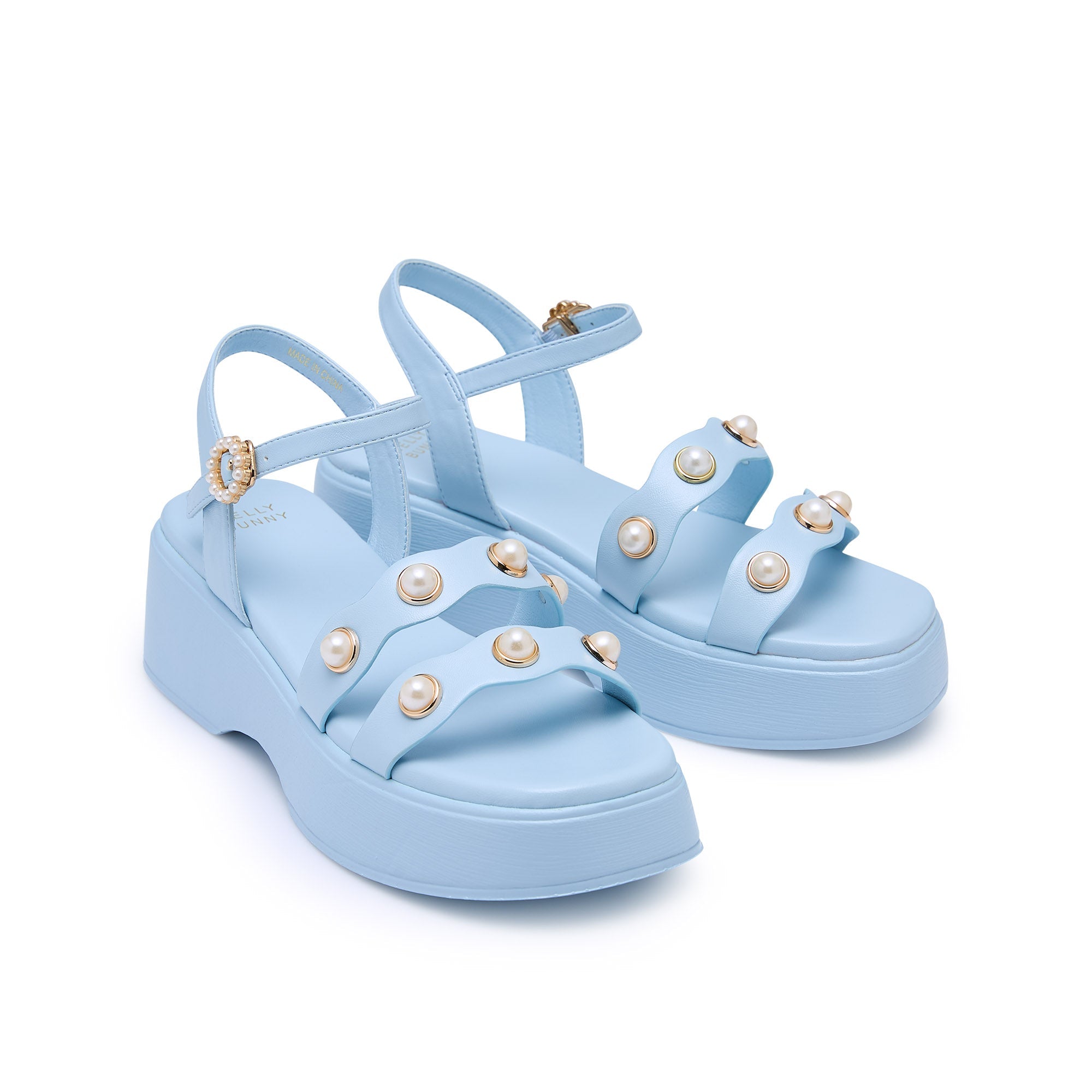 รองเท้าแพลตฟอร์ม Xenia Light Blue