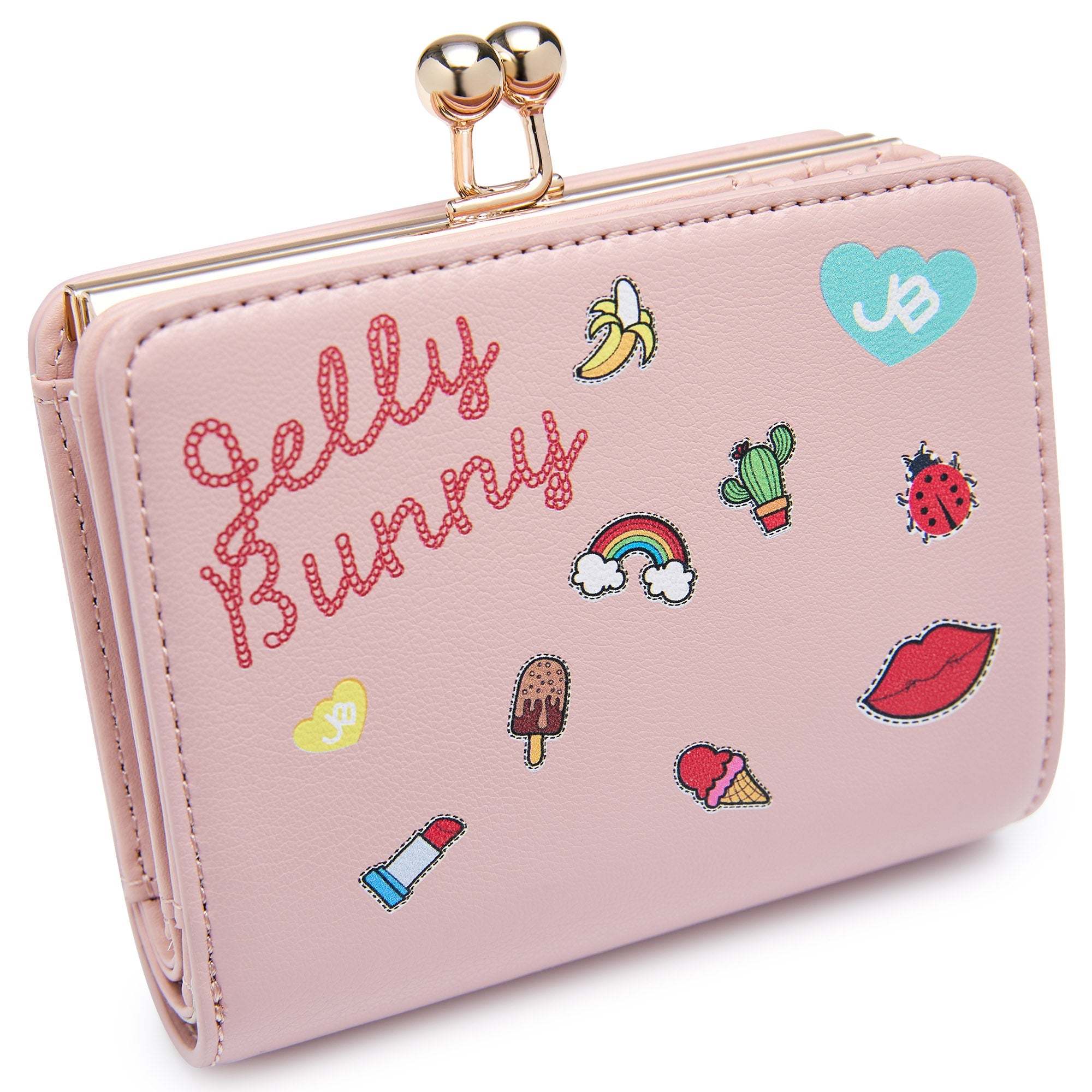 กระเป๋าสตางค์ทรงสั้น Staffi Pink