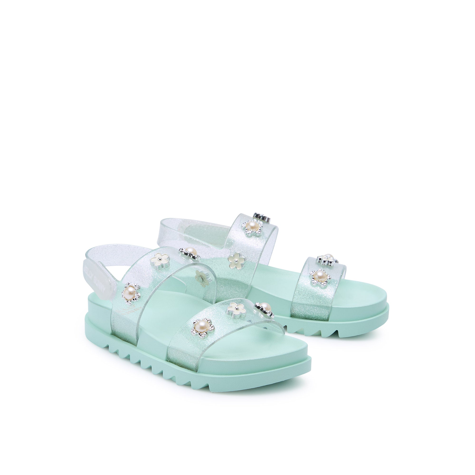 Mini Pele Ela Platform Sandals Light Green