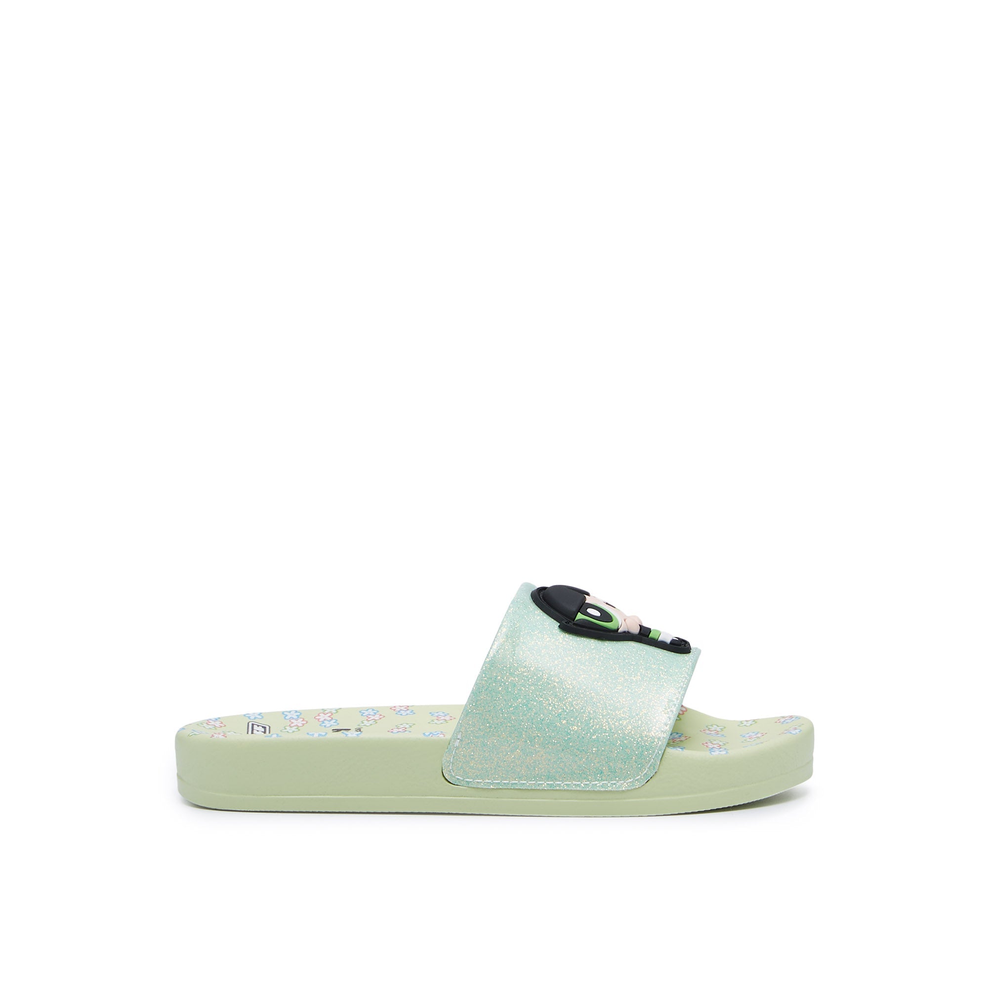 Mini Slide Buttercup Sandals For Mini Girls Green