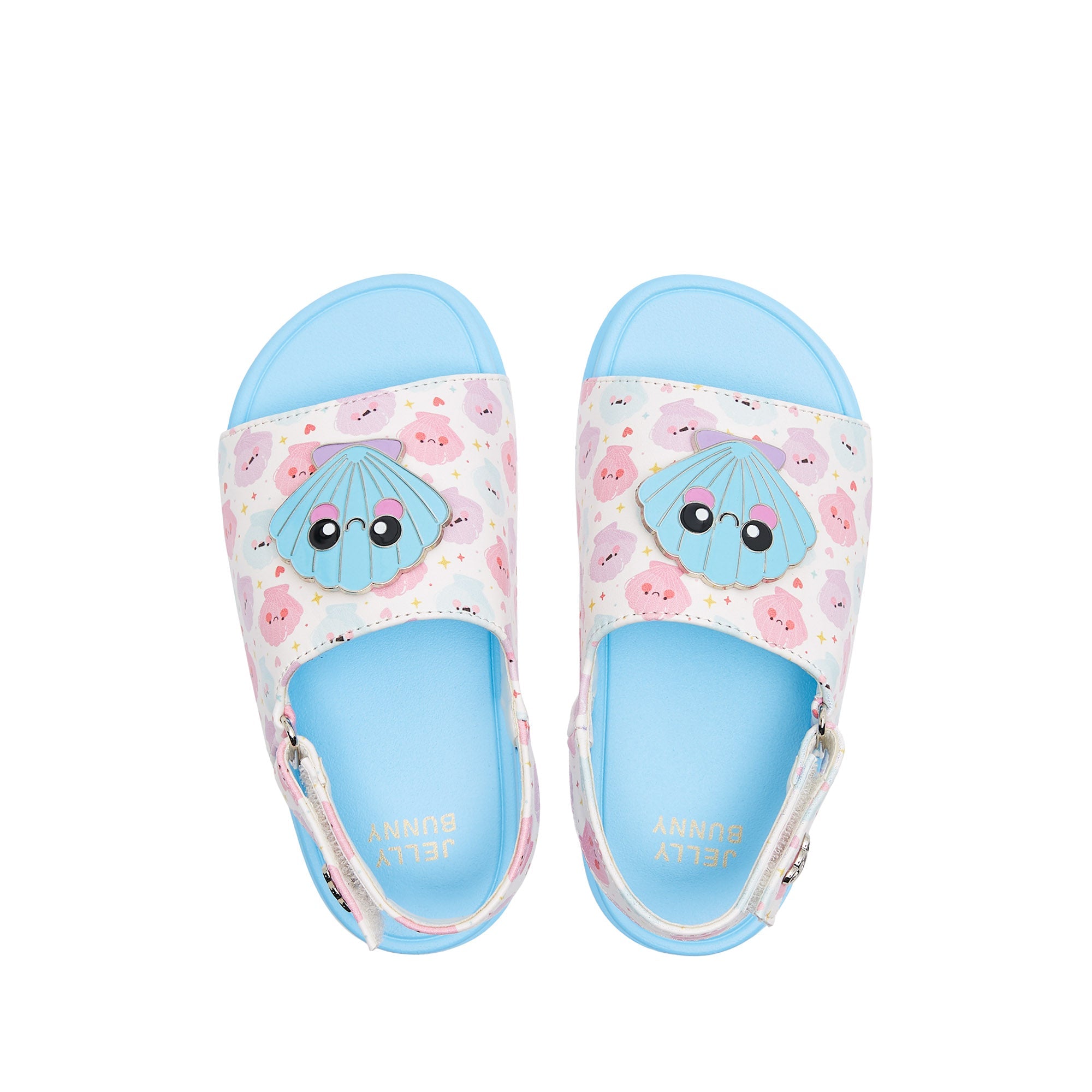 รองเท้าแตะเด็กผู้หญิง Mini Friendly Leyla Blue