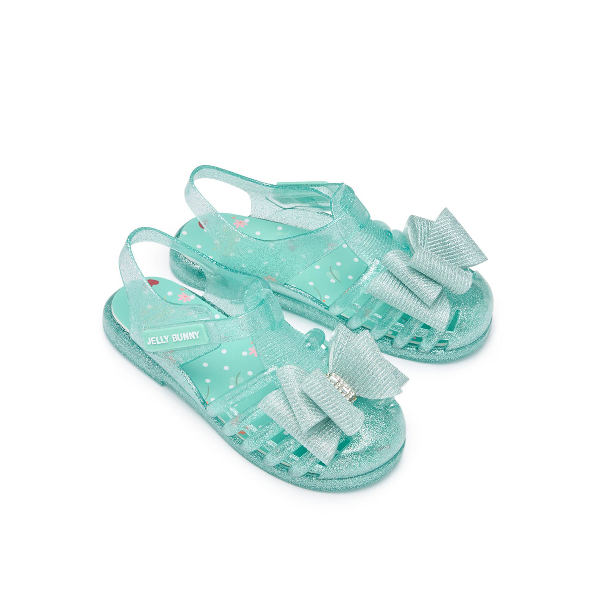 รองเท้าแพลตฟอร์ม สำหรับเด็กผู้หญิง Starfishy Bow Mini Green