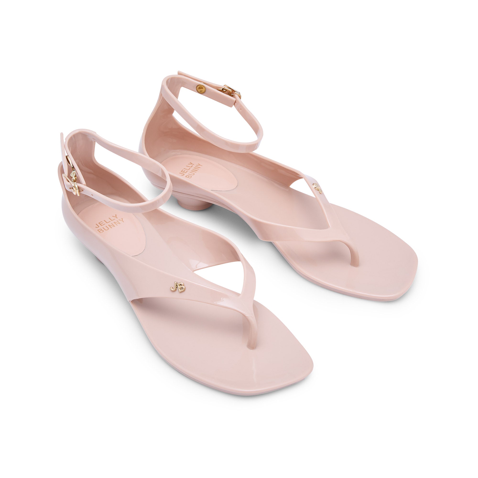 รองเท้าแตะรัดข้อเท้า Medeleine Beige