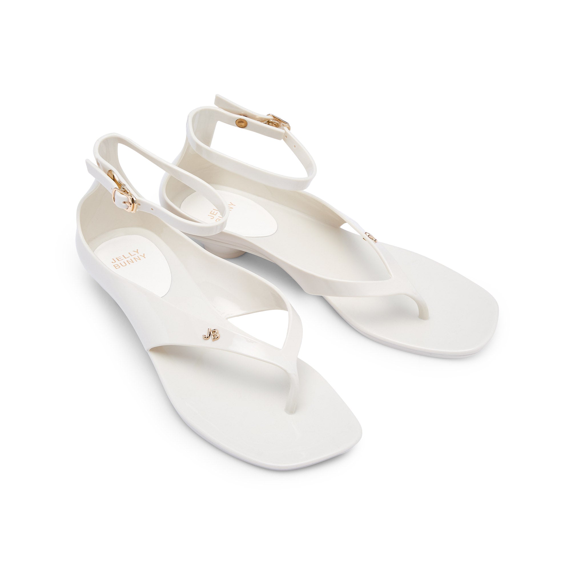 รองเท้าแตะรัดข้อเท้า Medeleine Ivory