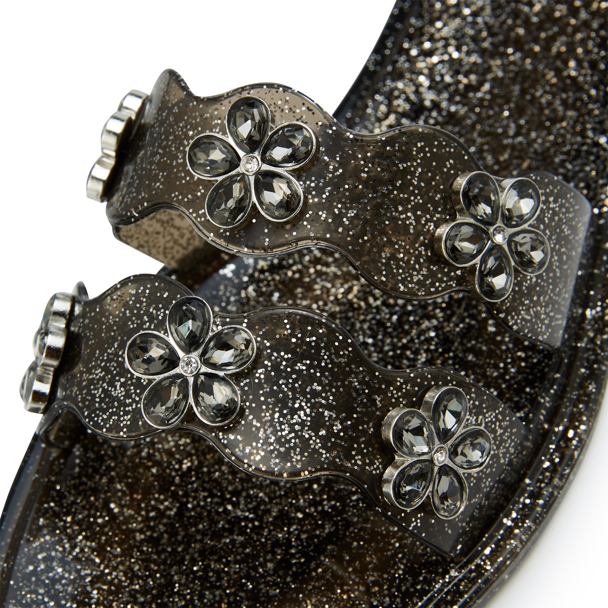 รองเท้าแตะ Sazza Flower Black