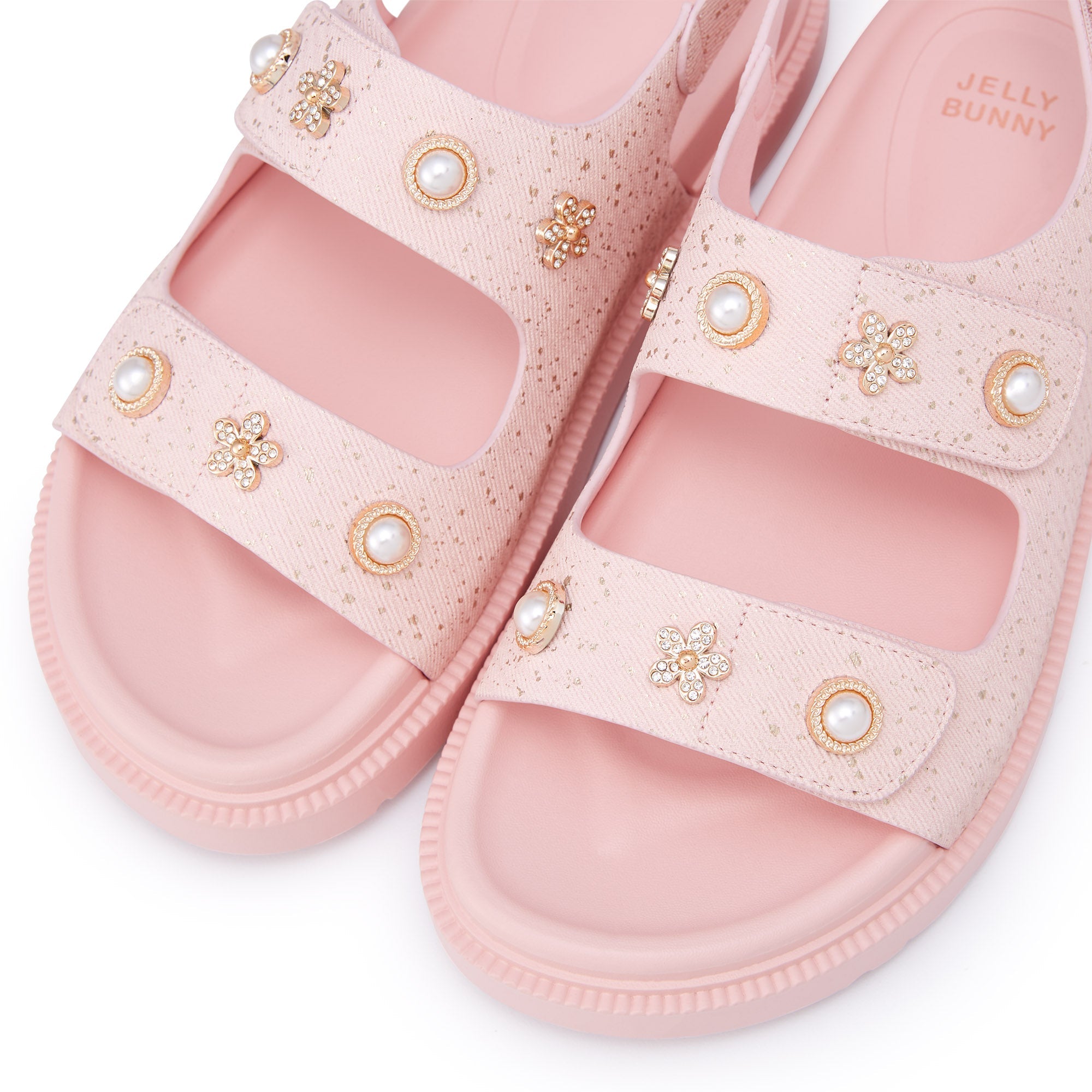 รองเท้าแตะแพลตฟอร์ม Xenovia Pink