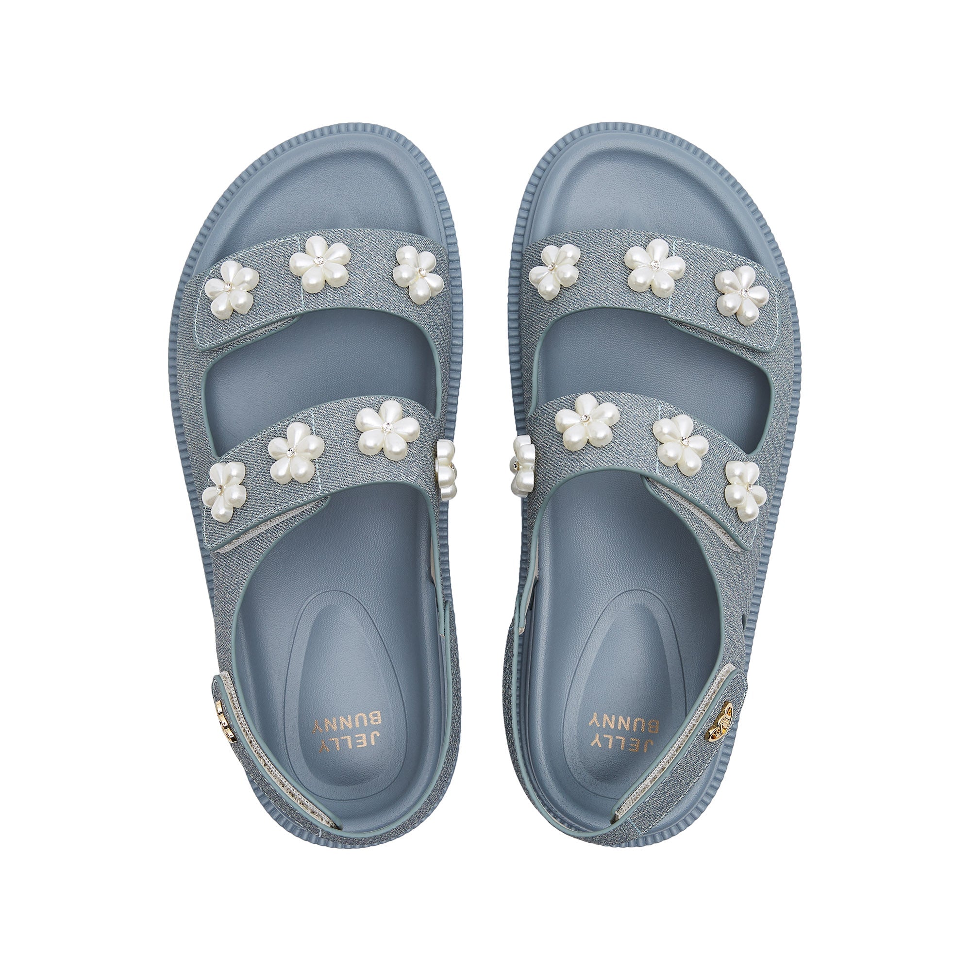 รองเท้าแตะแพลตฟอร์ม Raheli Blue