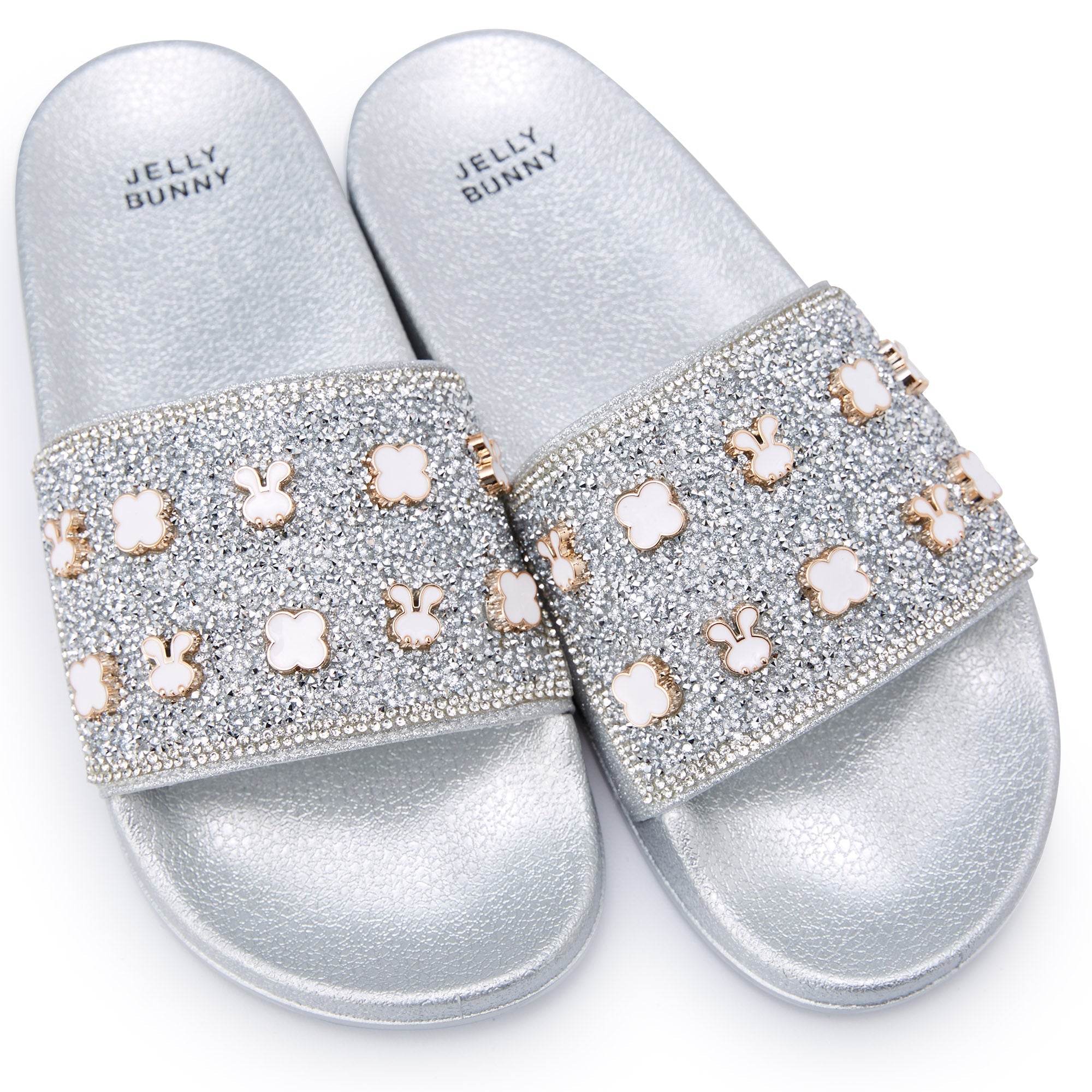 รองเท้าแตะสวม Glisy Silver