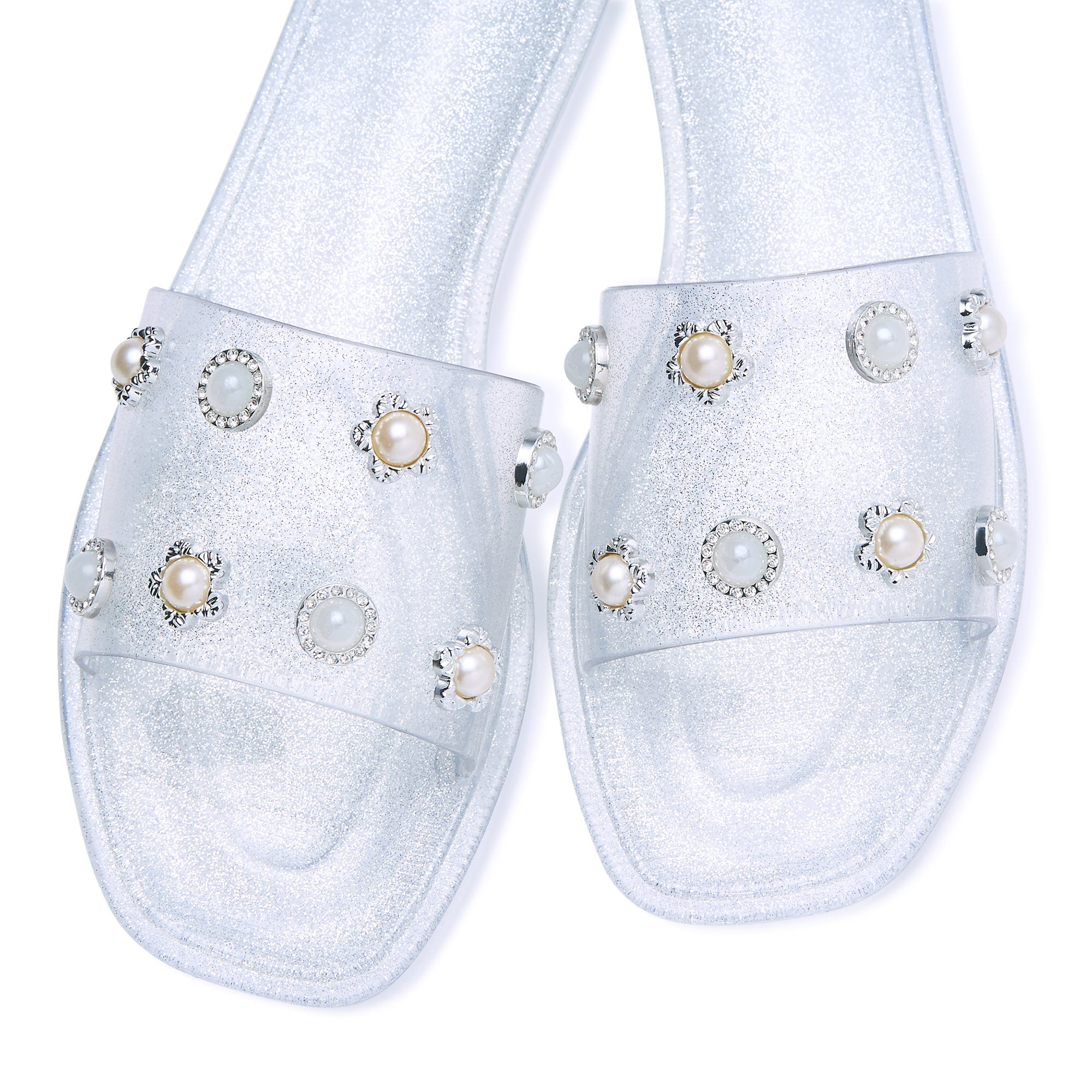 รองเท้าแตะ Peony Silver