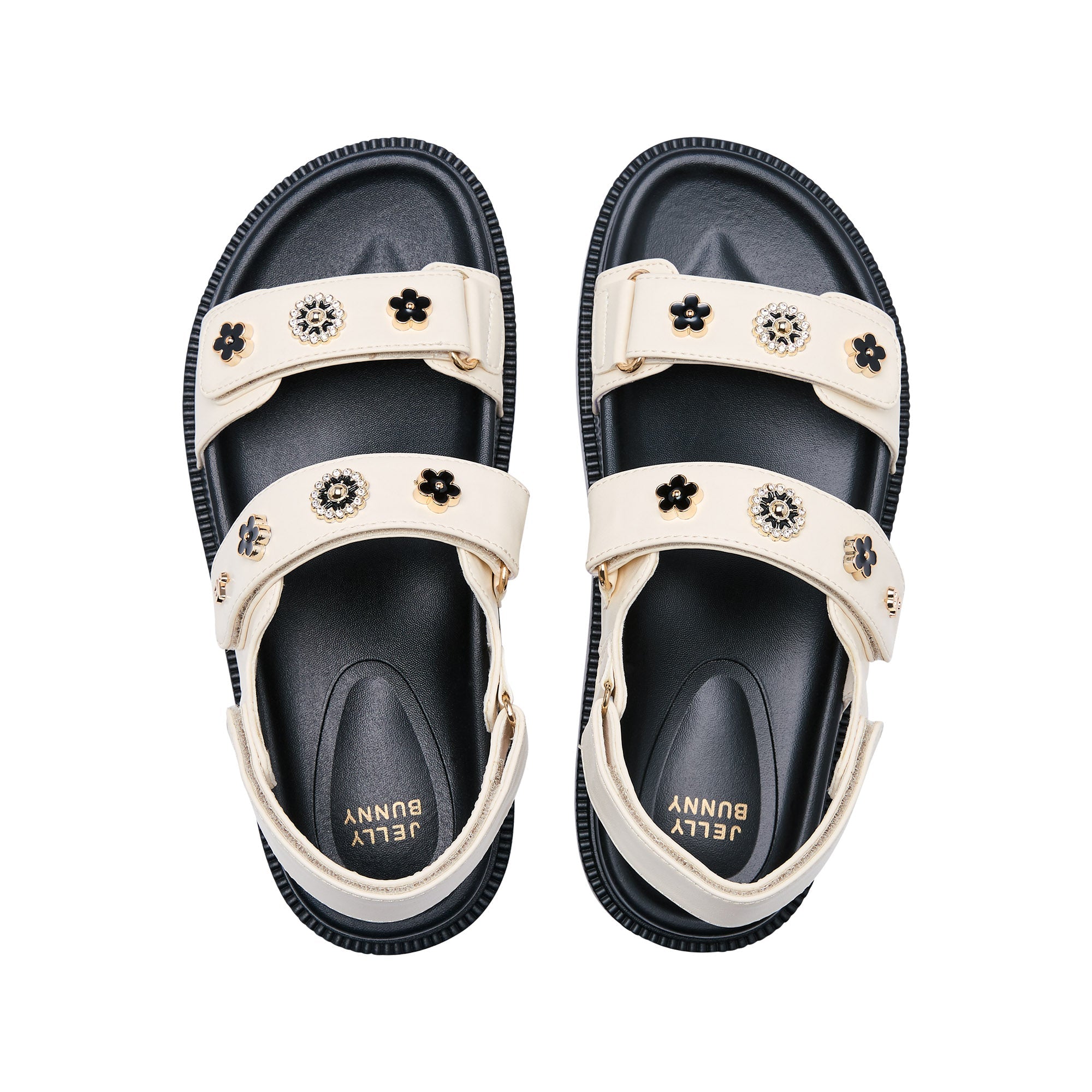 รองเท้าแตะรัดส้น Oleander White