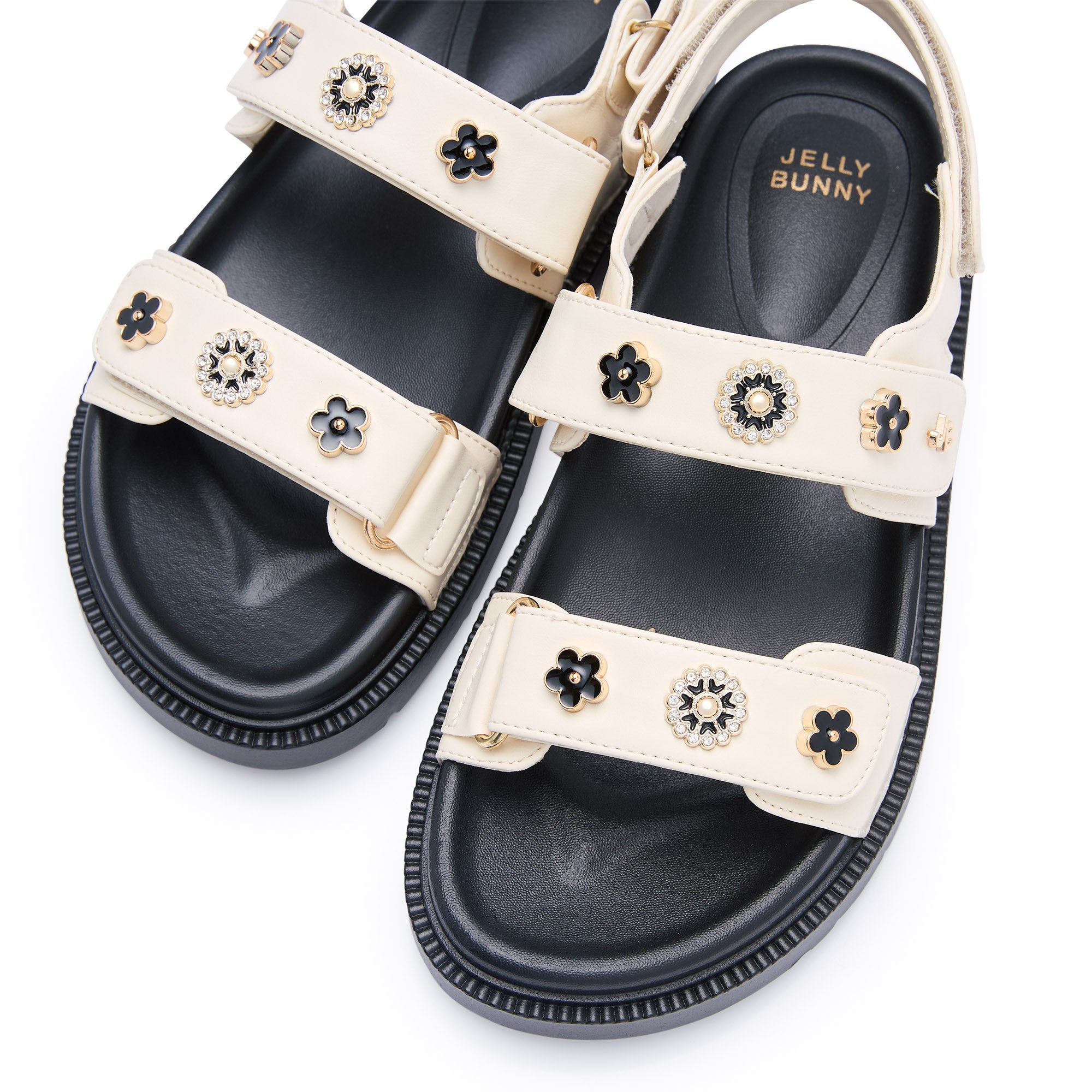 รองเท้าแตะรัดส้น Oleander White