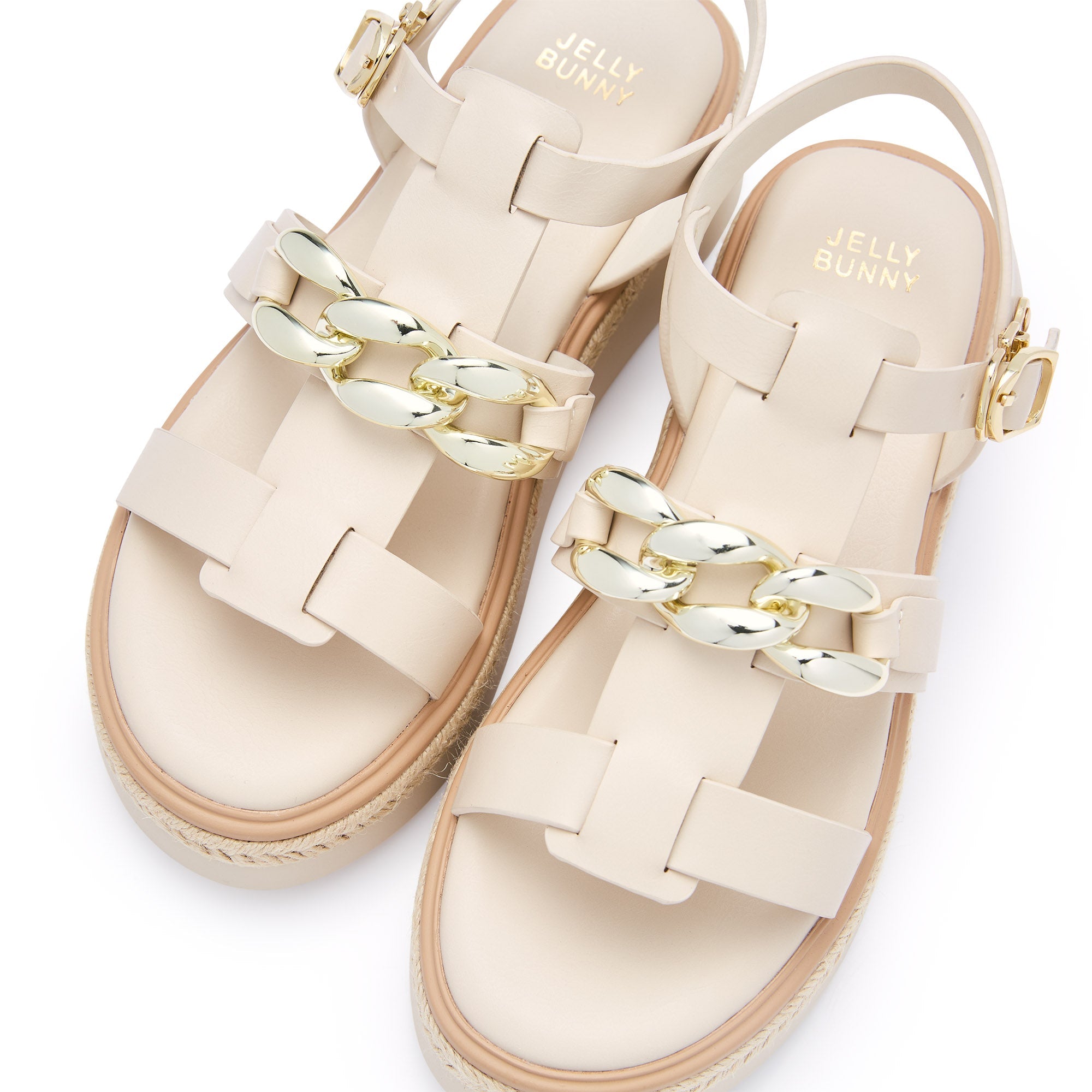 Alcea Rosea Sandals Beige