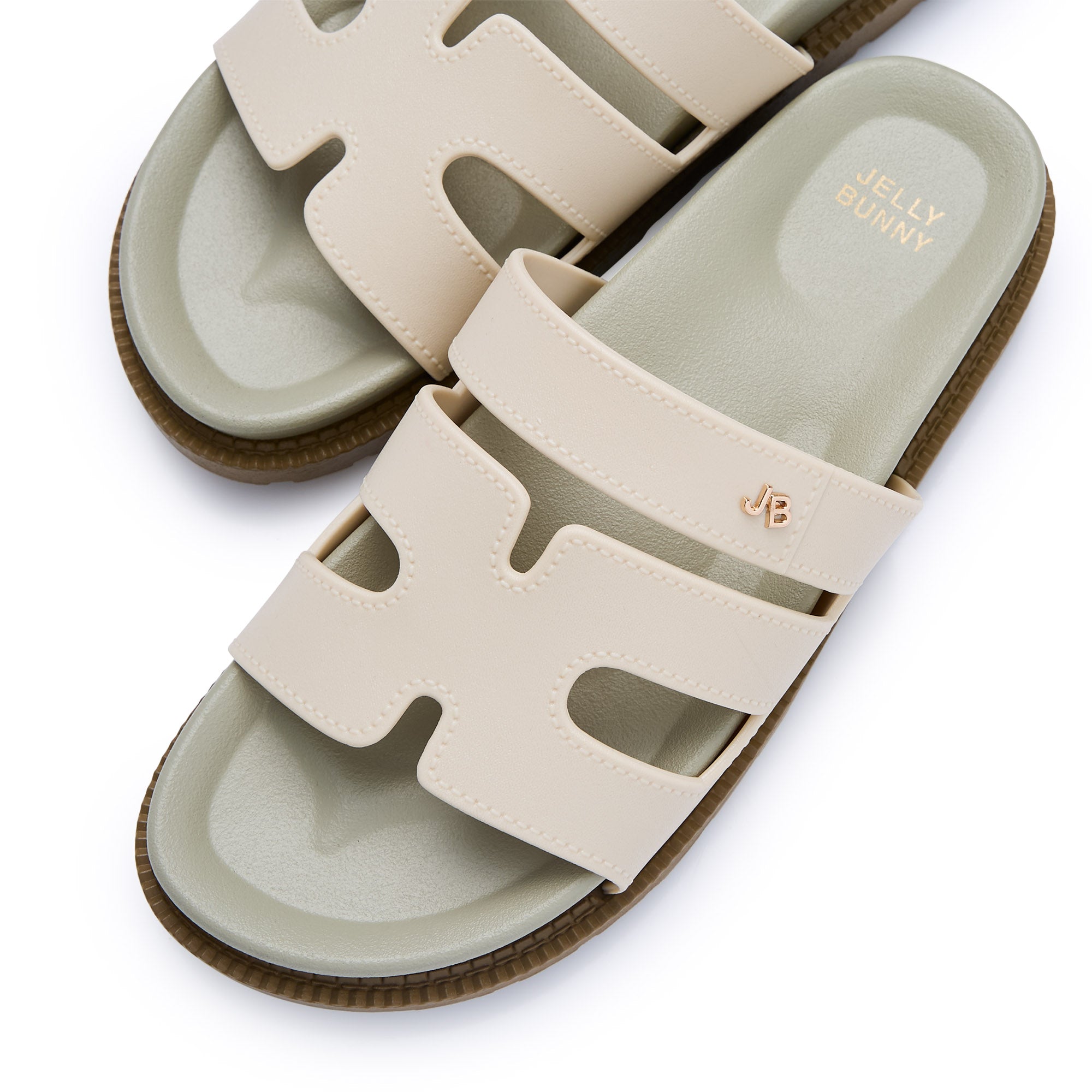 รองเท้าแตะ Sena Plain Trois Dark Brown