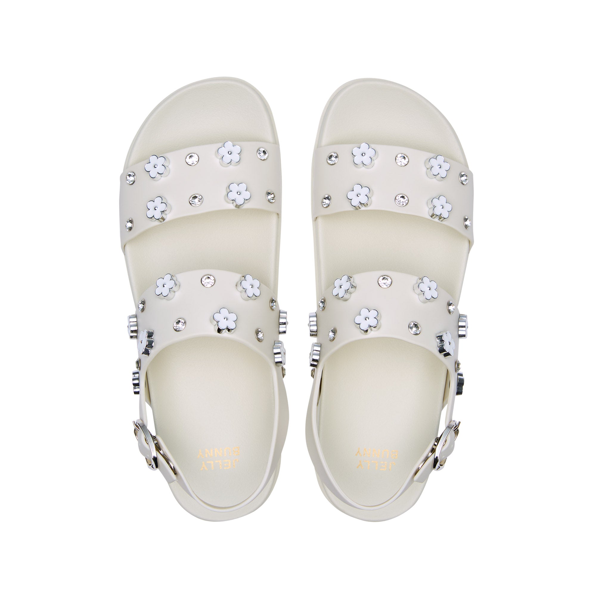 รองเท้าแตะแพลตฟอร์ม Kadi Lena Ivory