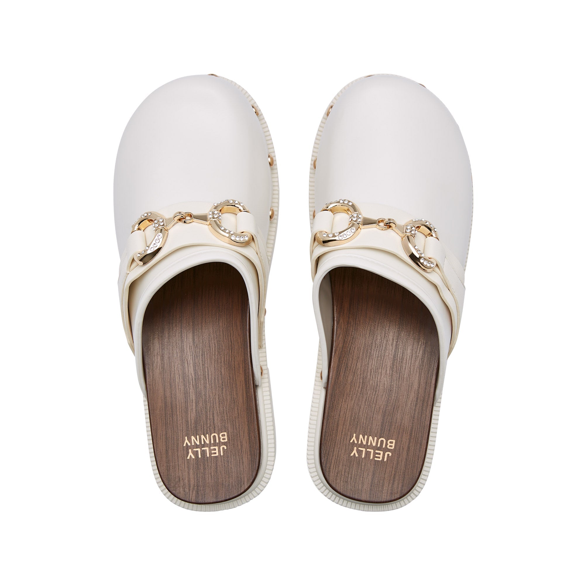 รองเท้าแตะเปิดส้นเท้า Benedetto Adam Ivory