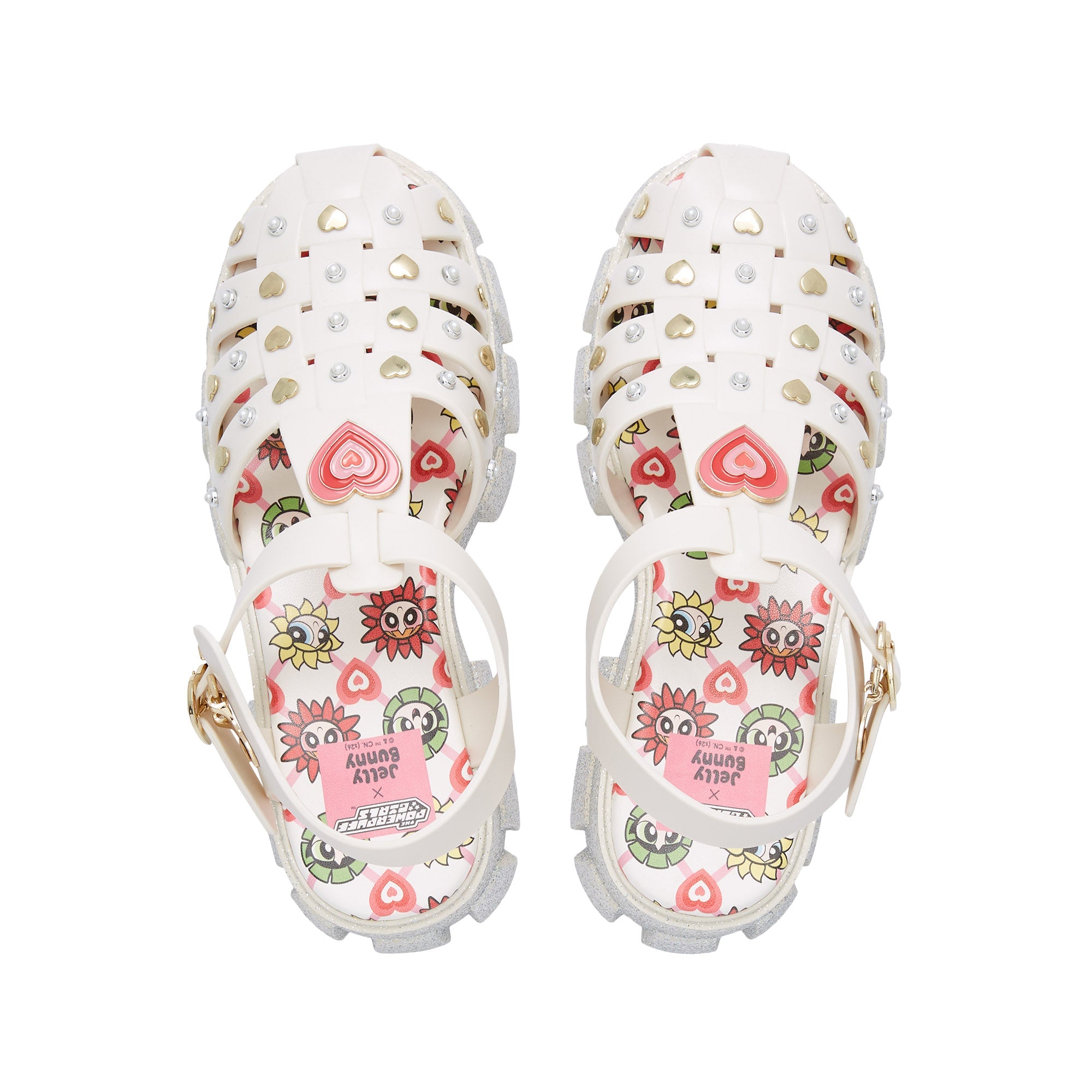 รองเท้าแตะแพลตฟอร์ม Teena Violet Ivory