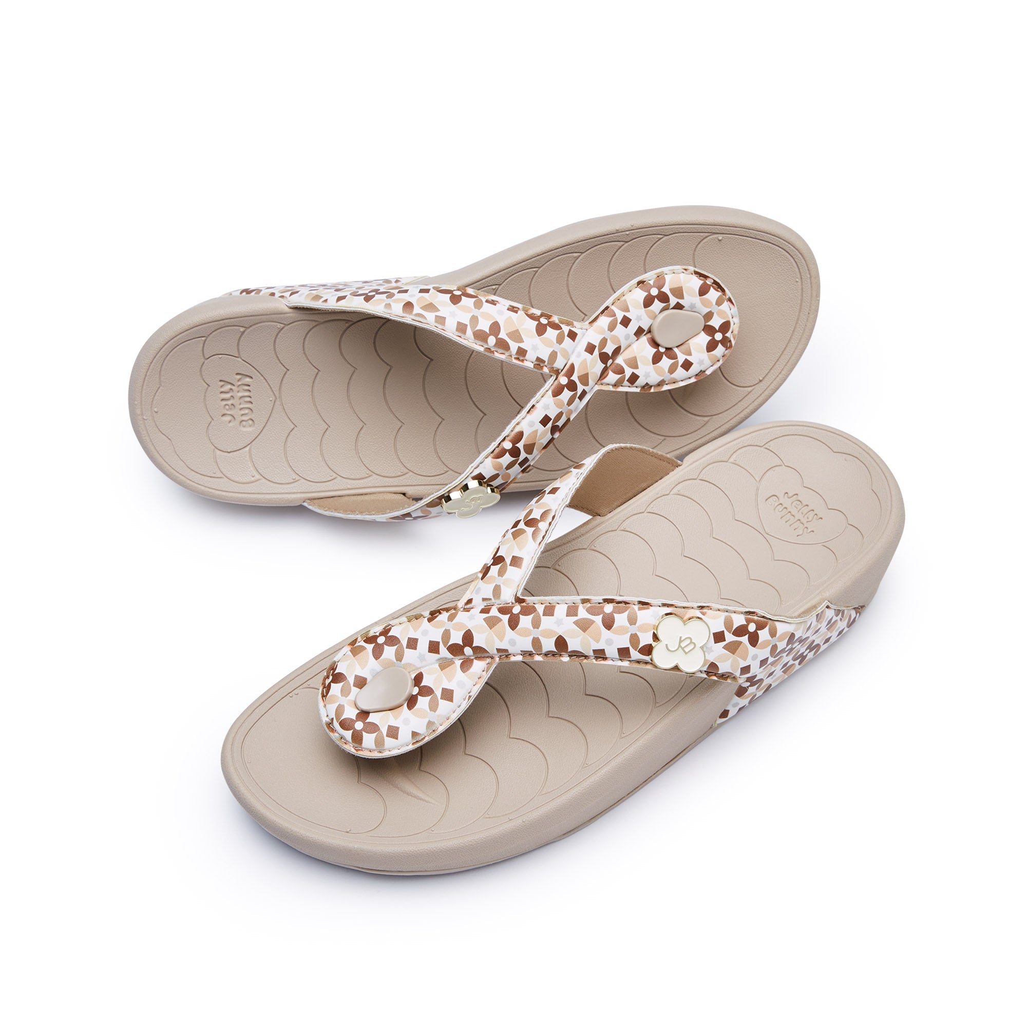 รองเท้าแตะ Bunny Twist Coral Brown