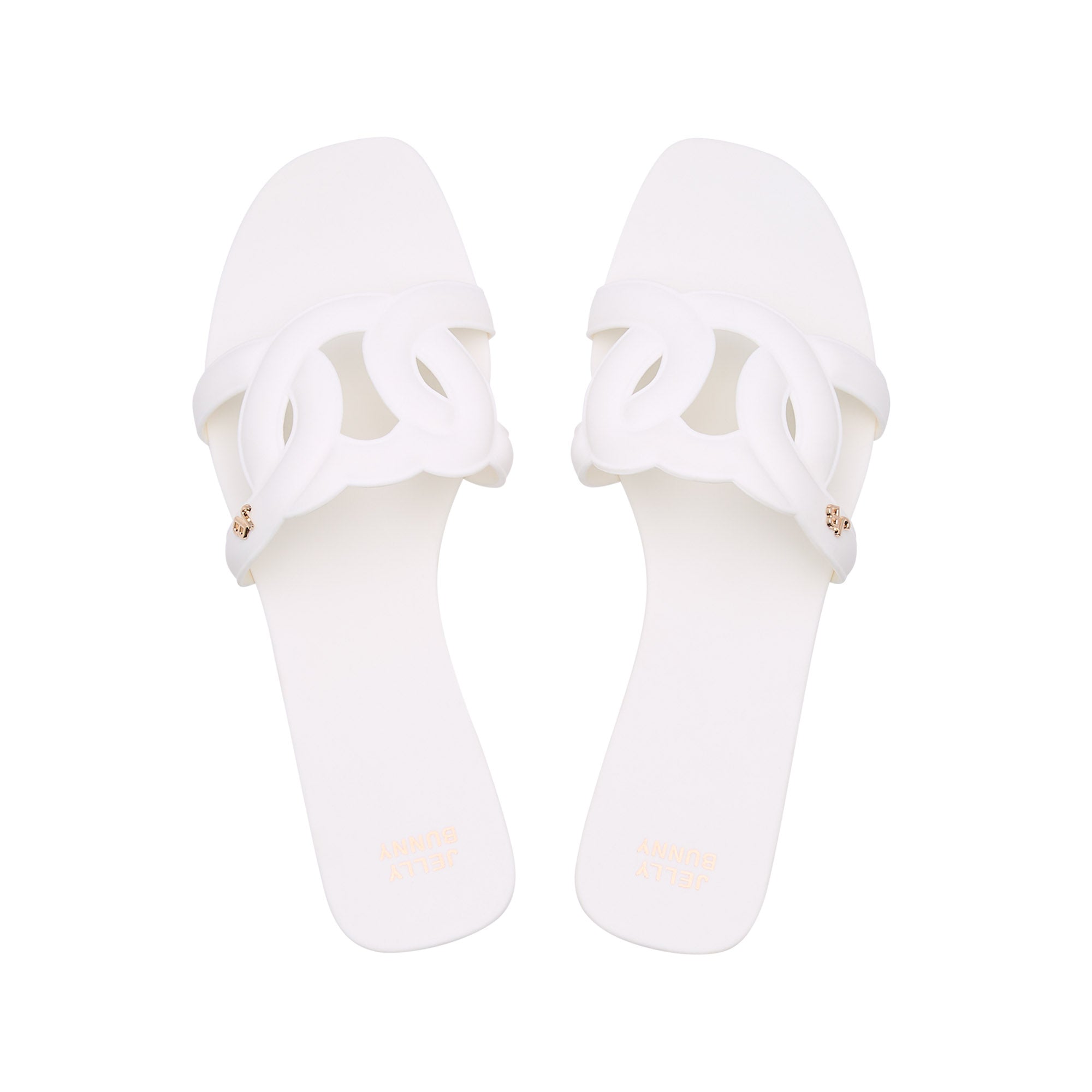 รองเท้าแตะ Glory Plain White