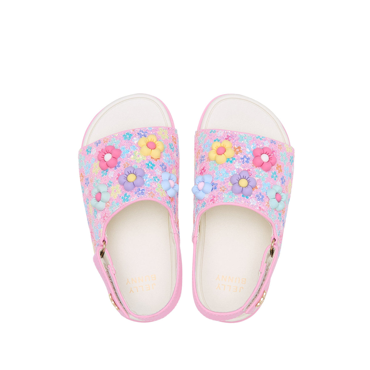 รองเท้าแตะรัดส้น Mini Friendly Calla สำหรับเด็กผู้หญิง Pink