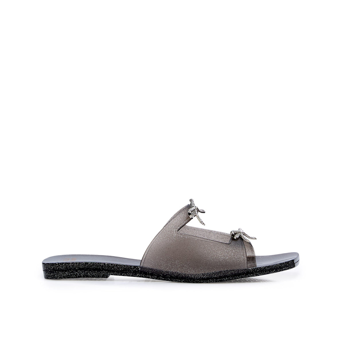 Darat Valerie Flat Sandals Black