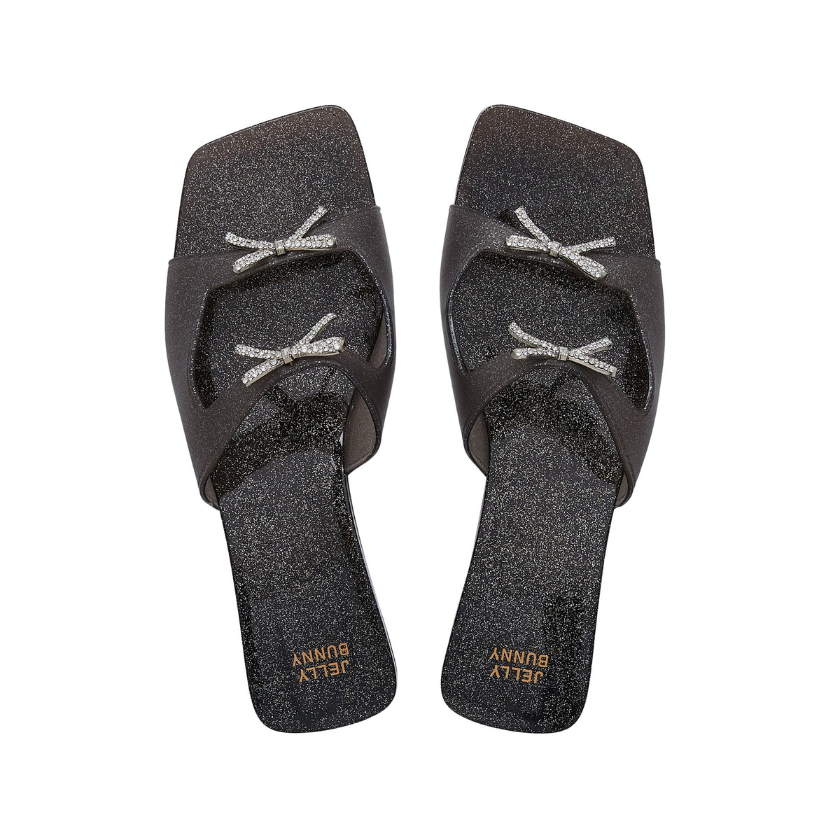Darat Valerie Flat Sandals Black