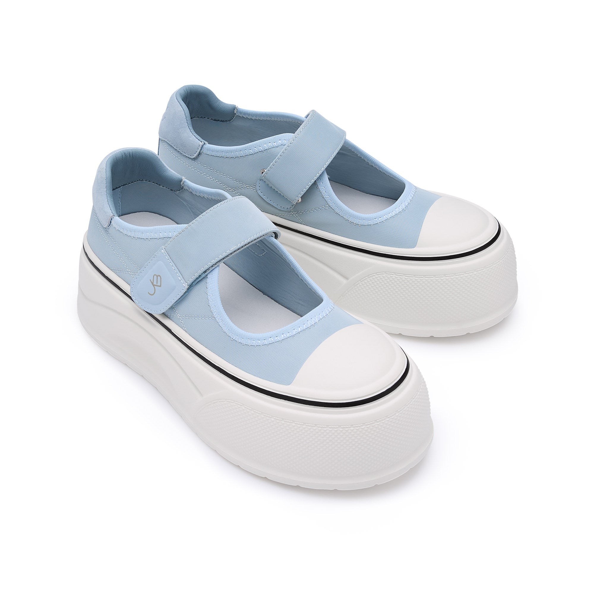 Ficaria Verna Platform Mary Janes Blue