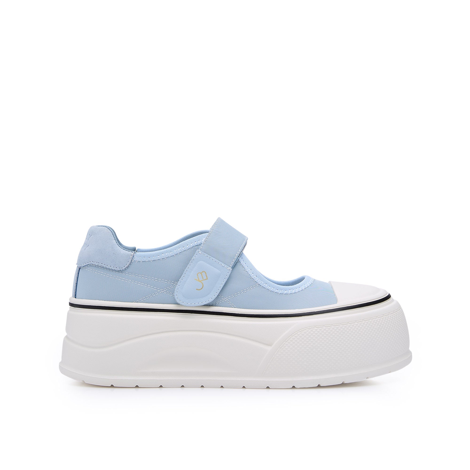 Ficaria Verna Platform Mary Janes Blue