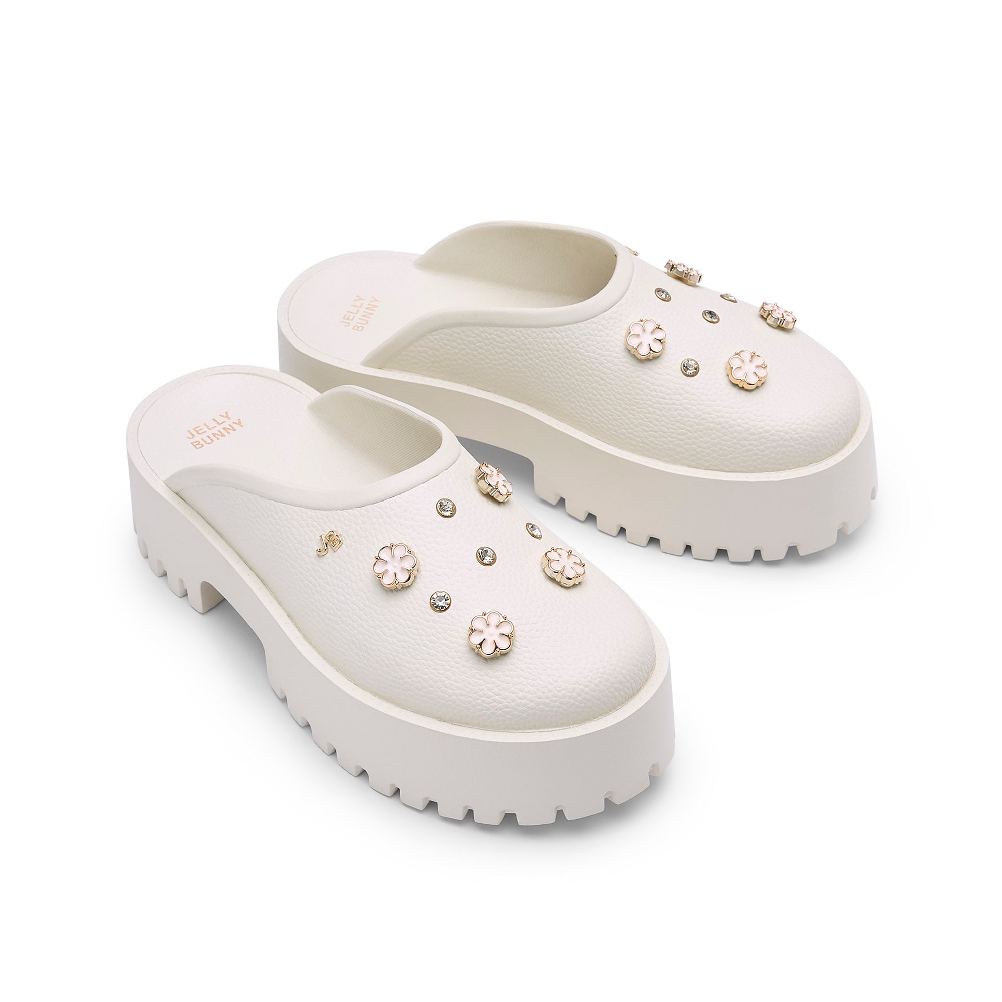 รองเท้าแตะแพลตฟอร์ม Clara Journey Ivory