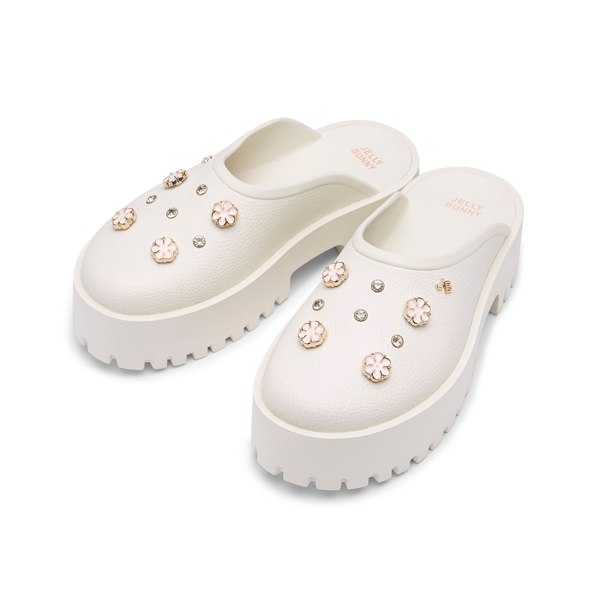 รองเท้าแตะแพลตฟอร์ม Clara Journey Ivory